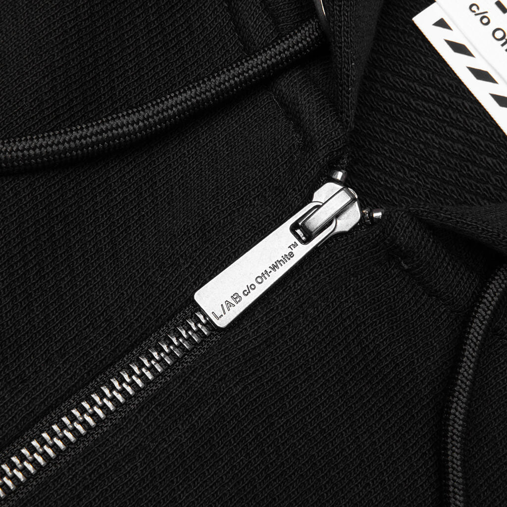 Off White L/AB Diag Full Zip Hoodie