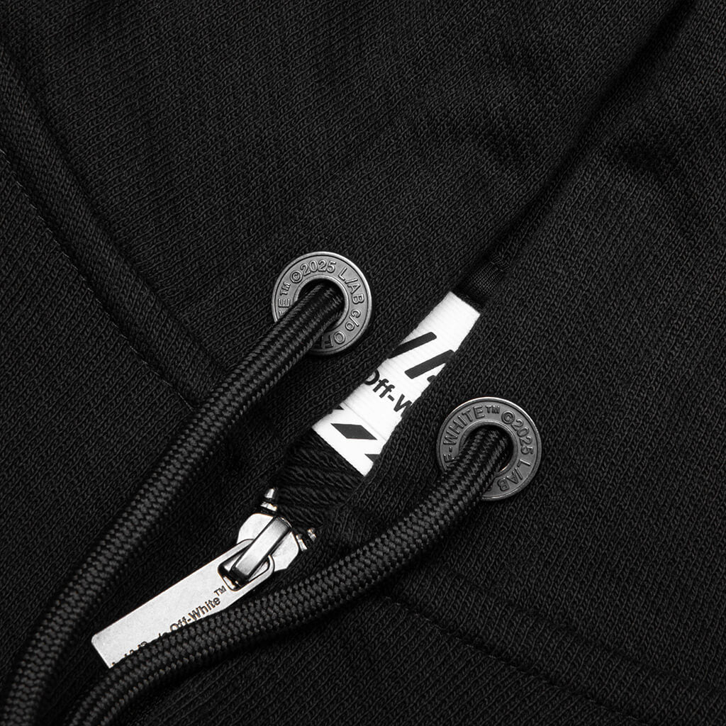 Off White L/AB Diag Full Zip Hoodie