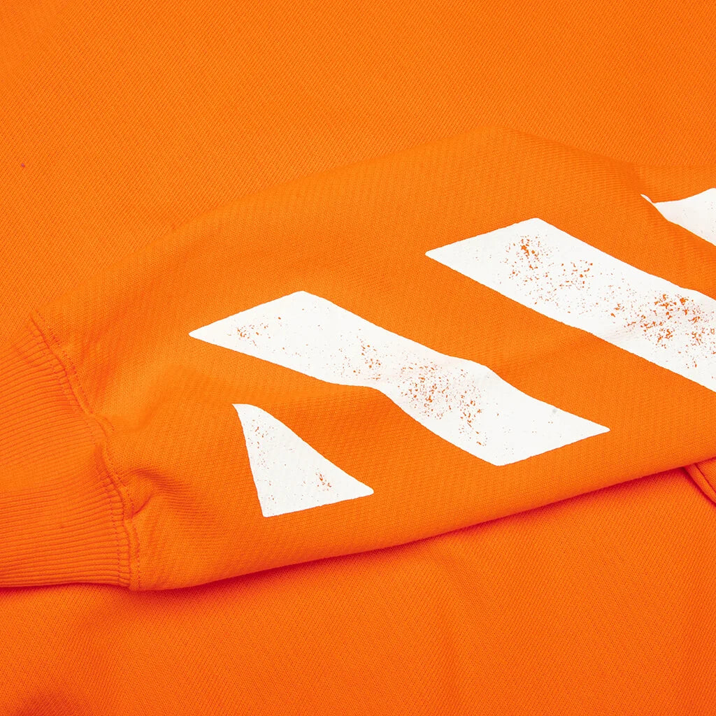 Off White L/AB Diag Full Zip Hoodie