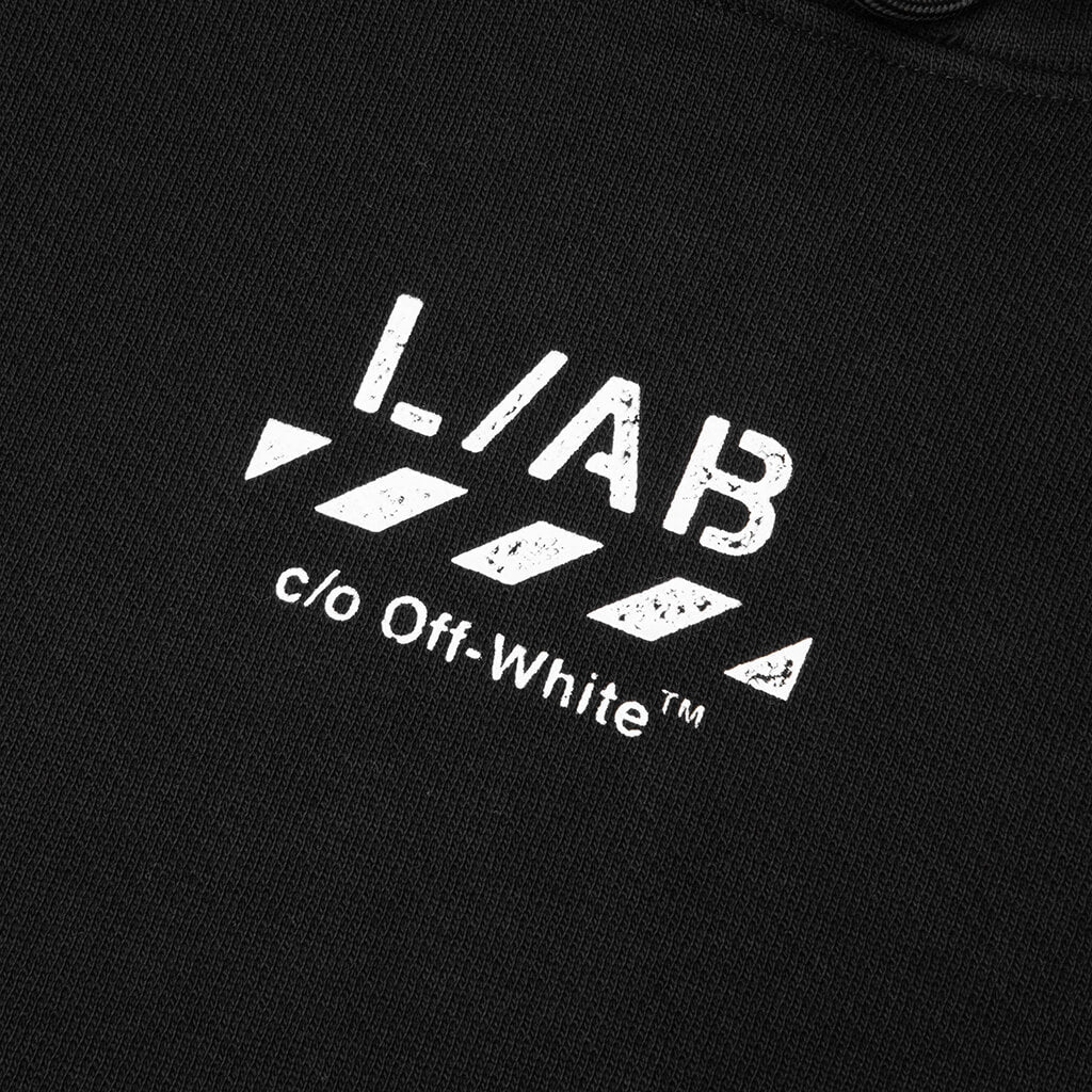 Off White L/AB Diag Hoodie