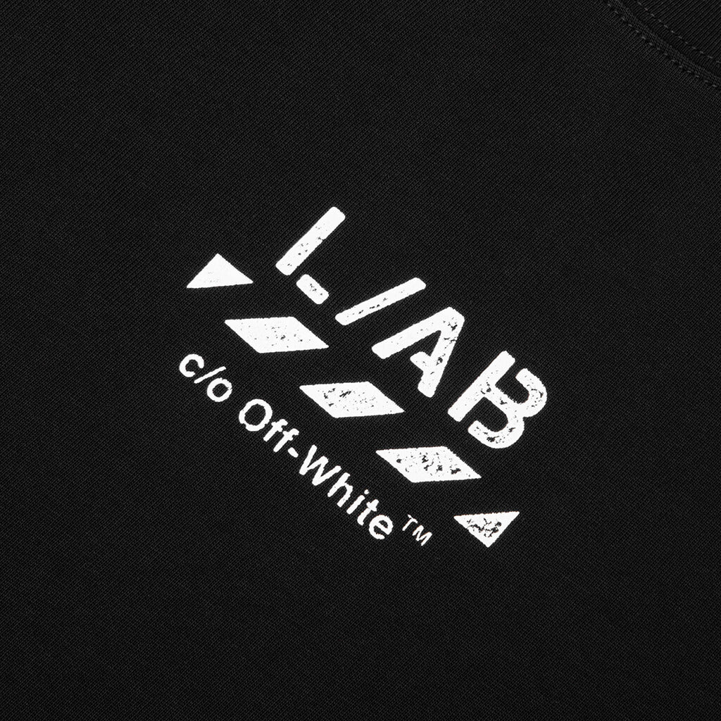 Off White L/AB Diag Long Sleeve Tee