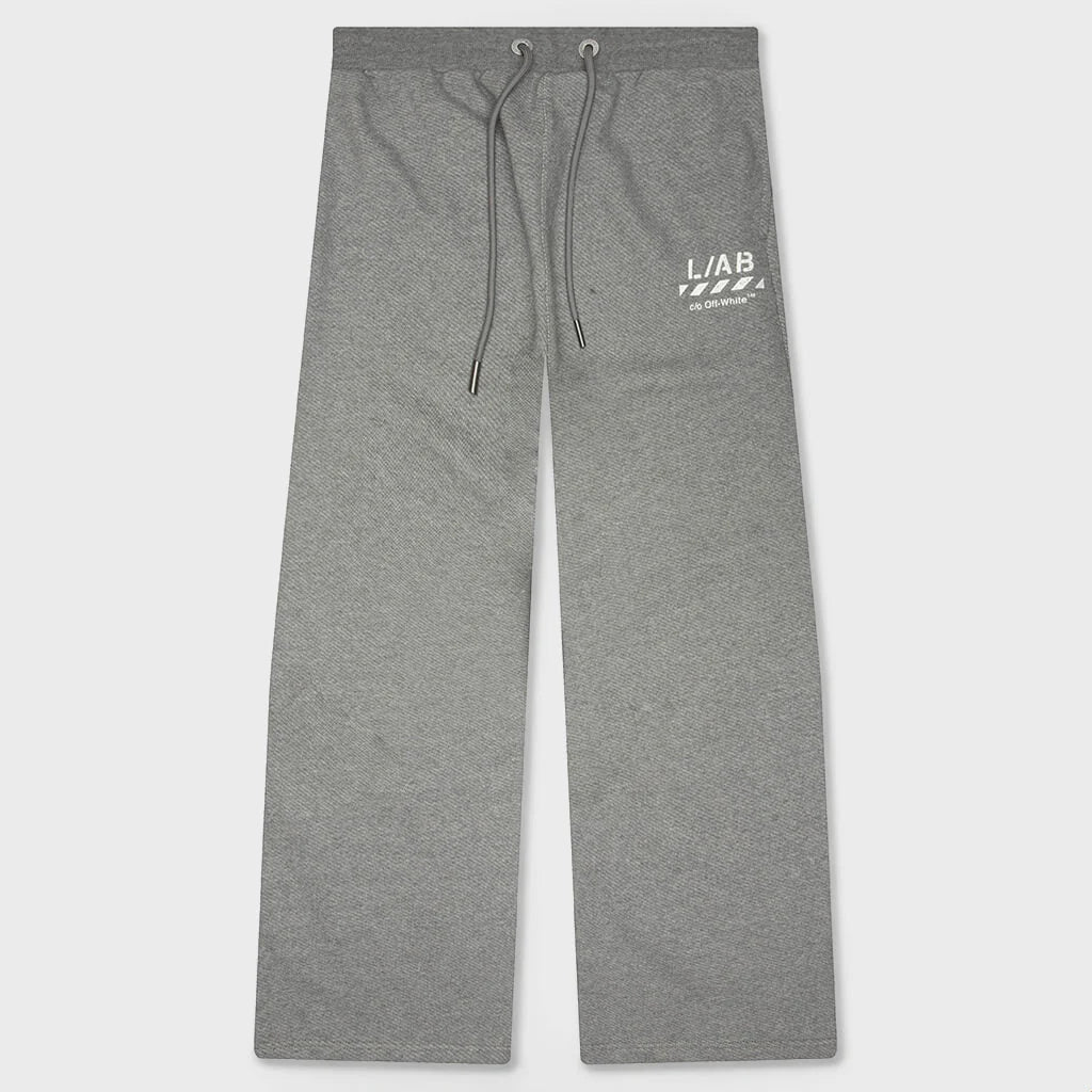 Off White L/AB Diag Open Hem Jogger Pants