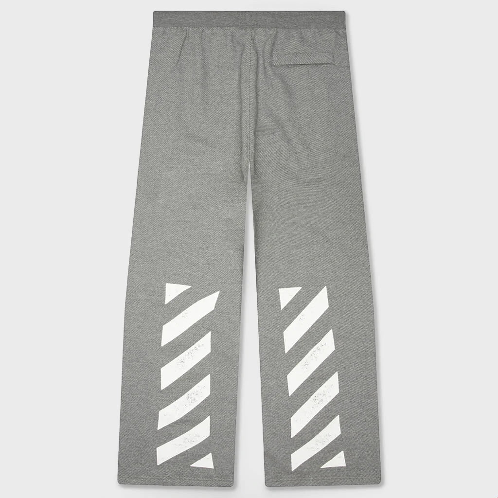 Off White L/AB Diag Open Hem Jogger Pants