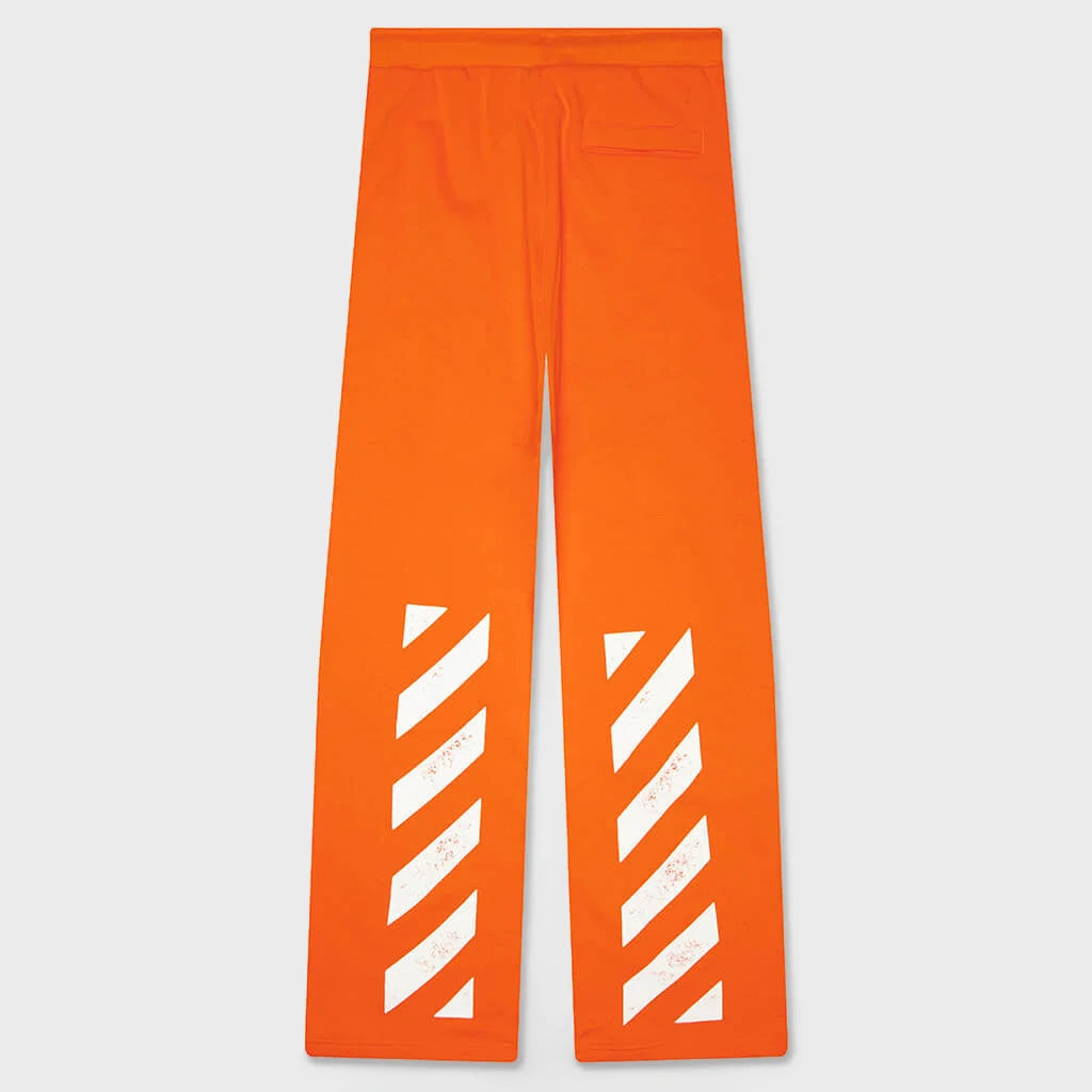 Off White L/AB Diag Open Hem Jogger Pants