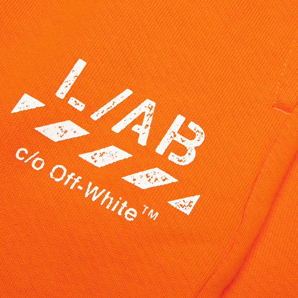 Off White L/AB Diag Open Hem Jogger Pants