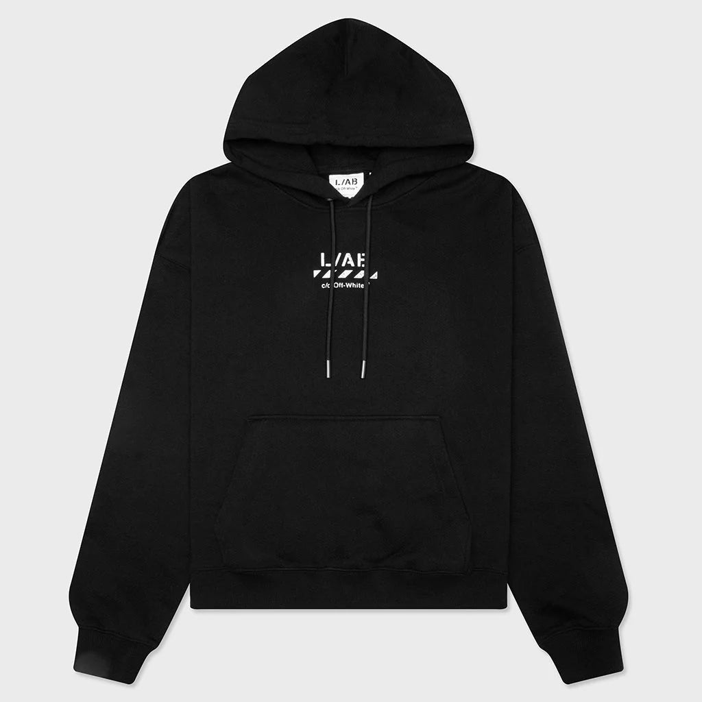 Off White L/AB Diag Hoodie