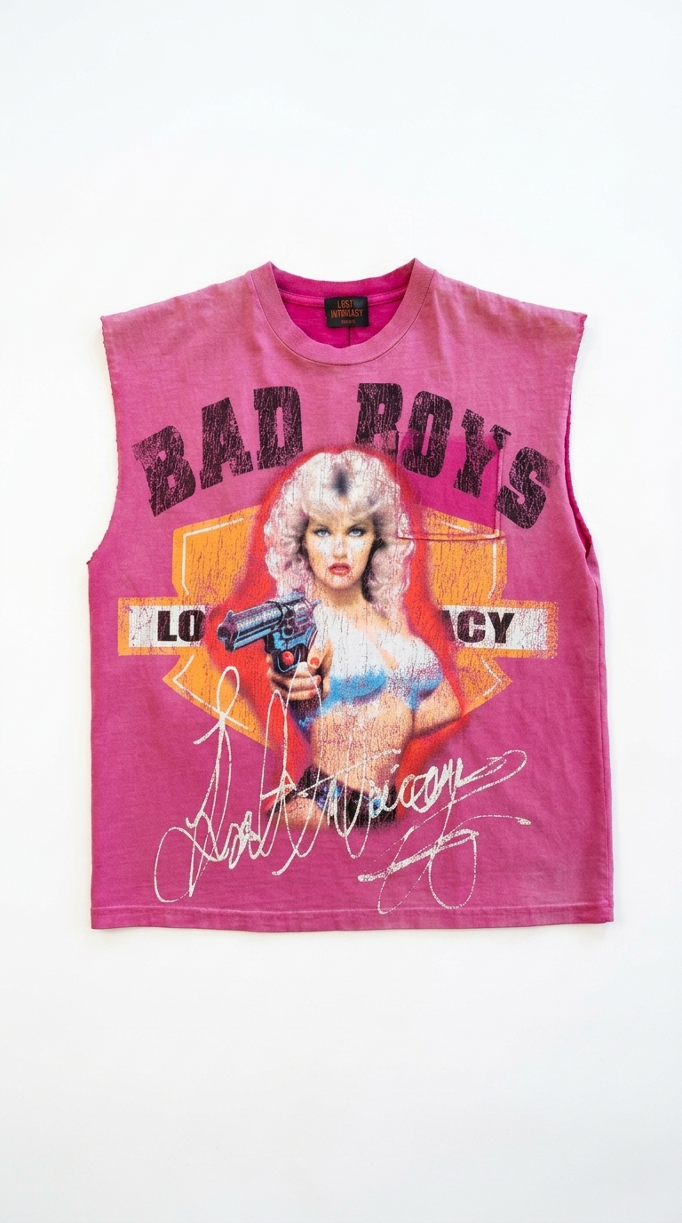 Girl With A Gun Sleeveless Shirt