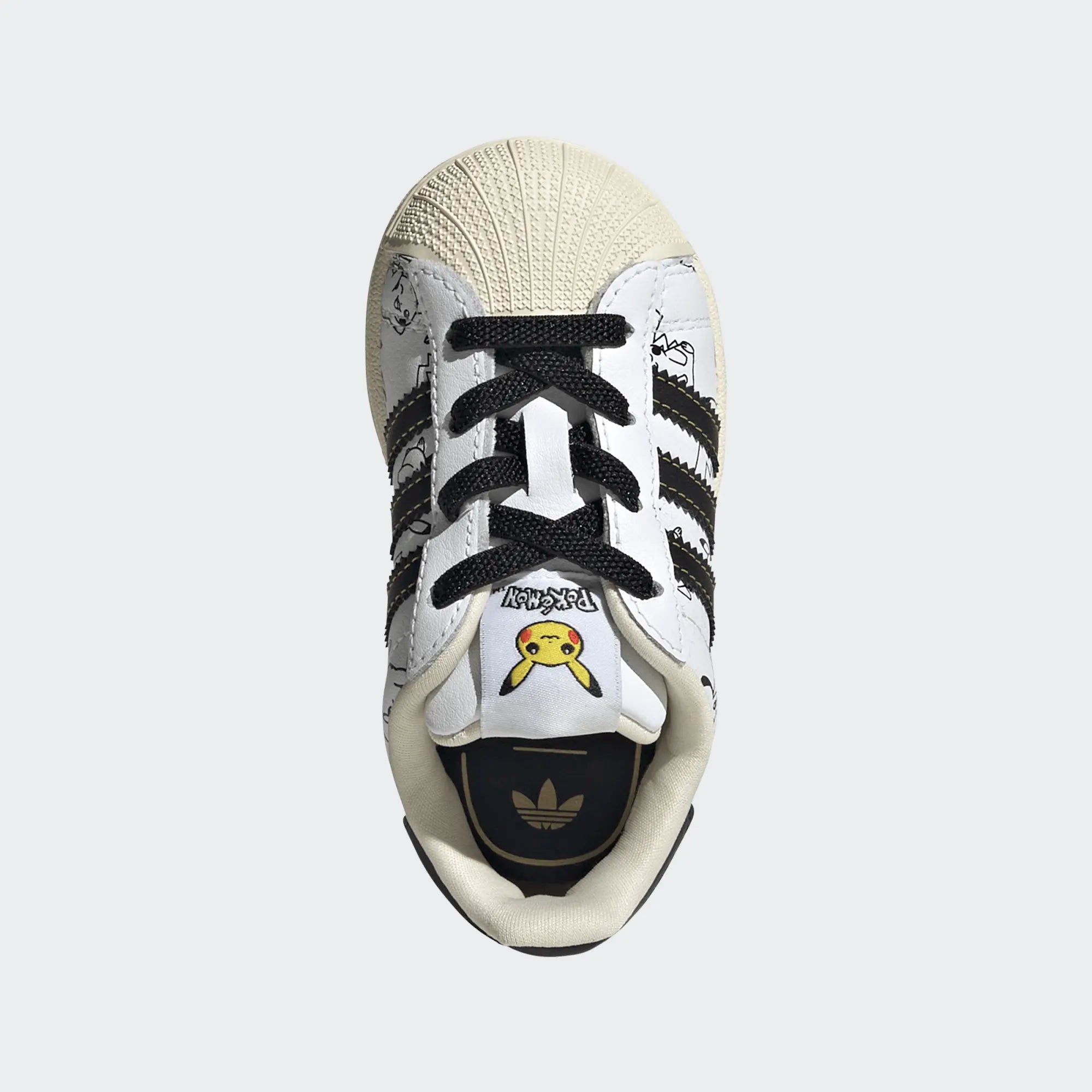 Adidas Infant Pokemon Superstar II Elastic Lace 