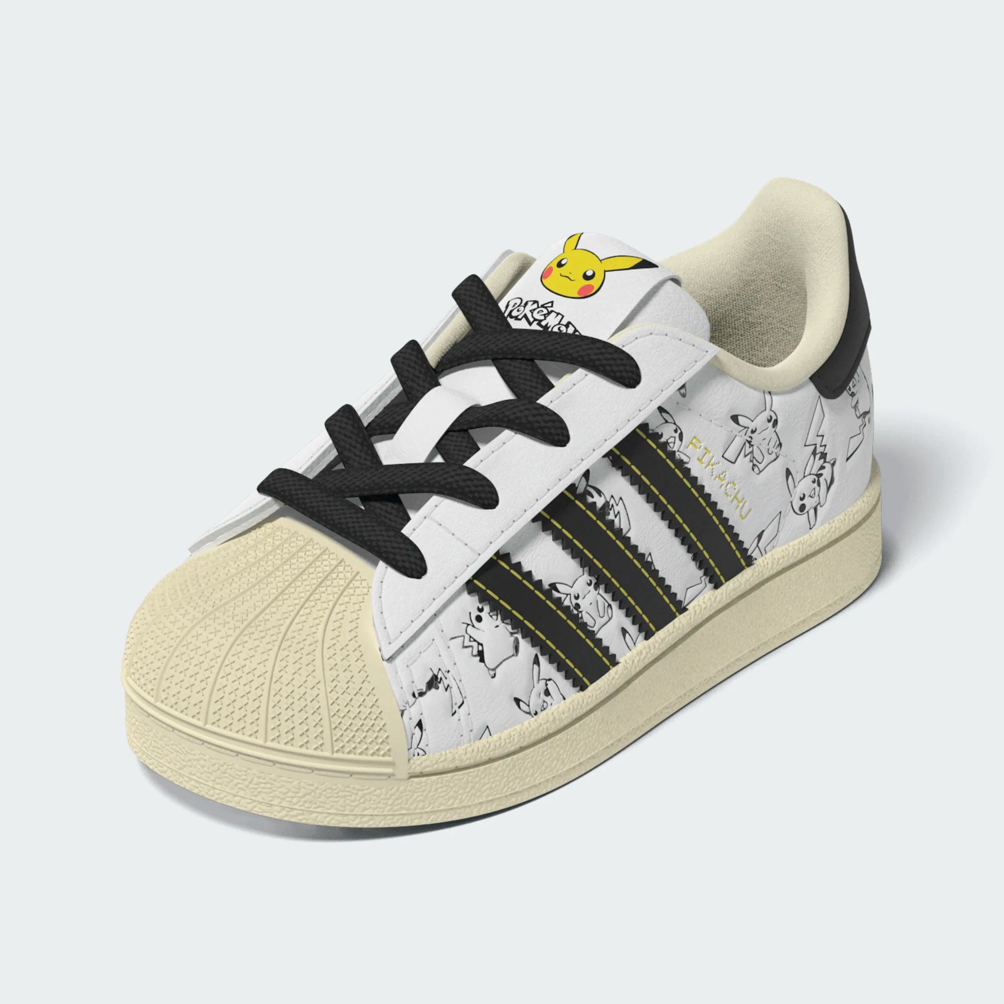 Adidas Infant Pokemon Superstar II Elastic Lace 
