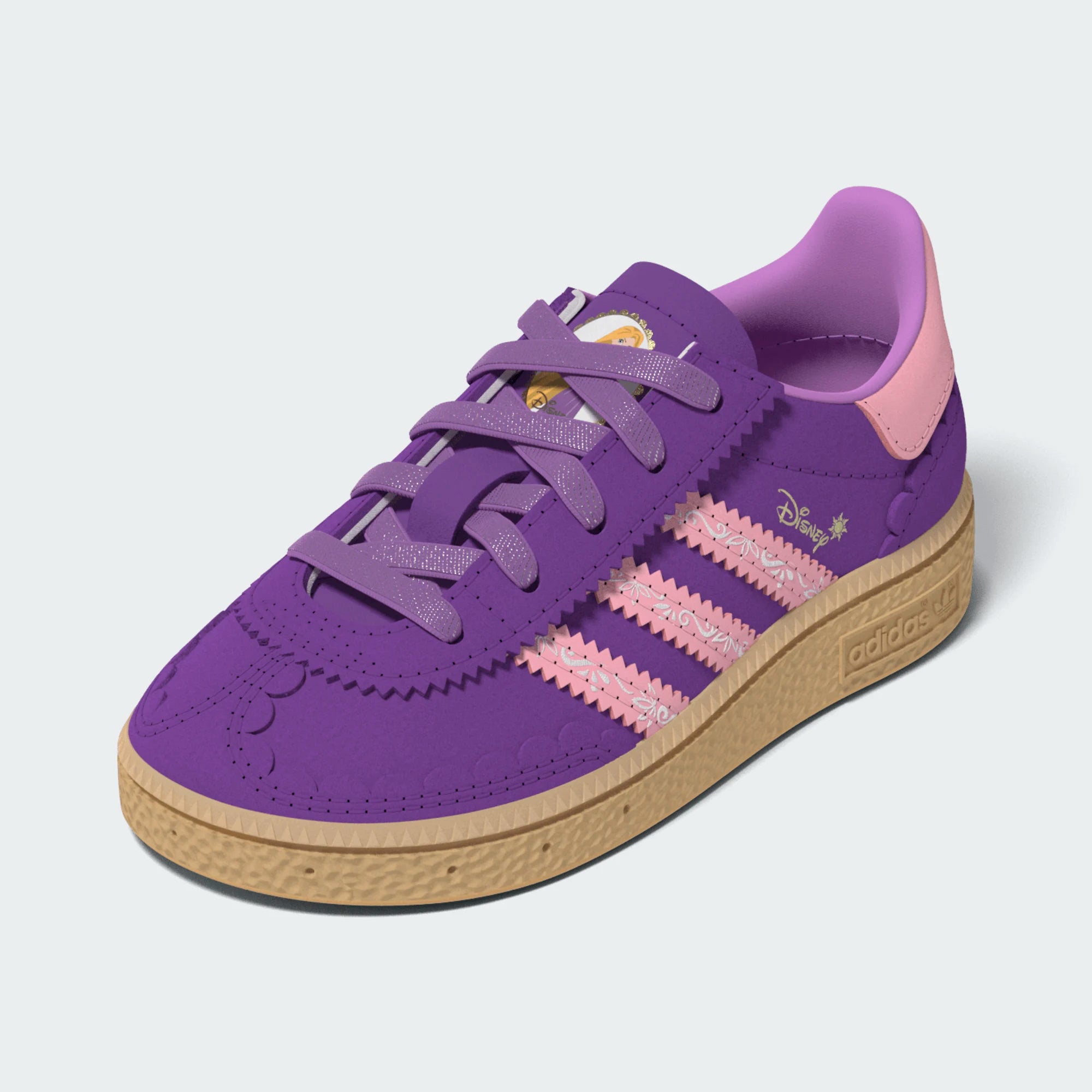 Adidas Infant Disney Princess Handball Spezial Comfort Closure Elastic Lace 