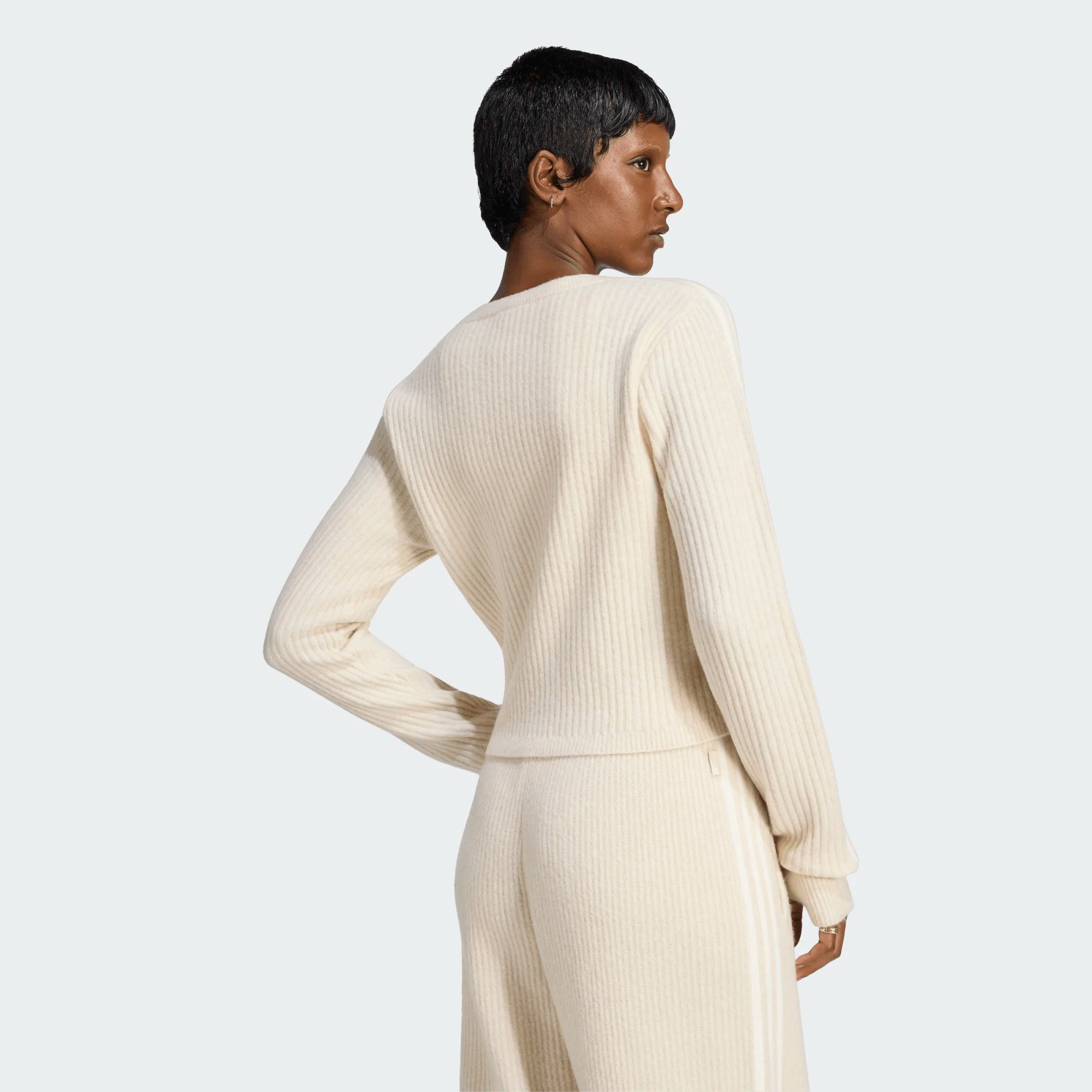 Adidas Womens Original by Jennie Knitted Wrap Around Cardian 