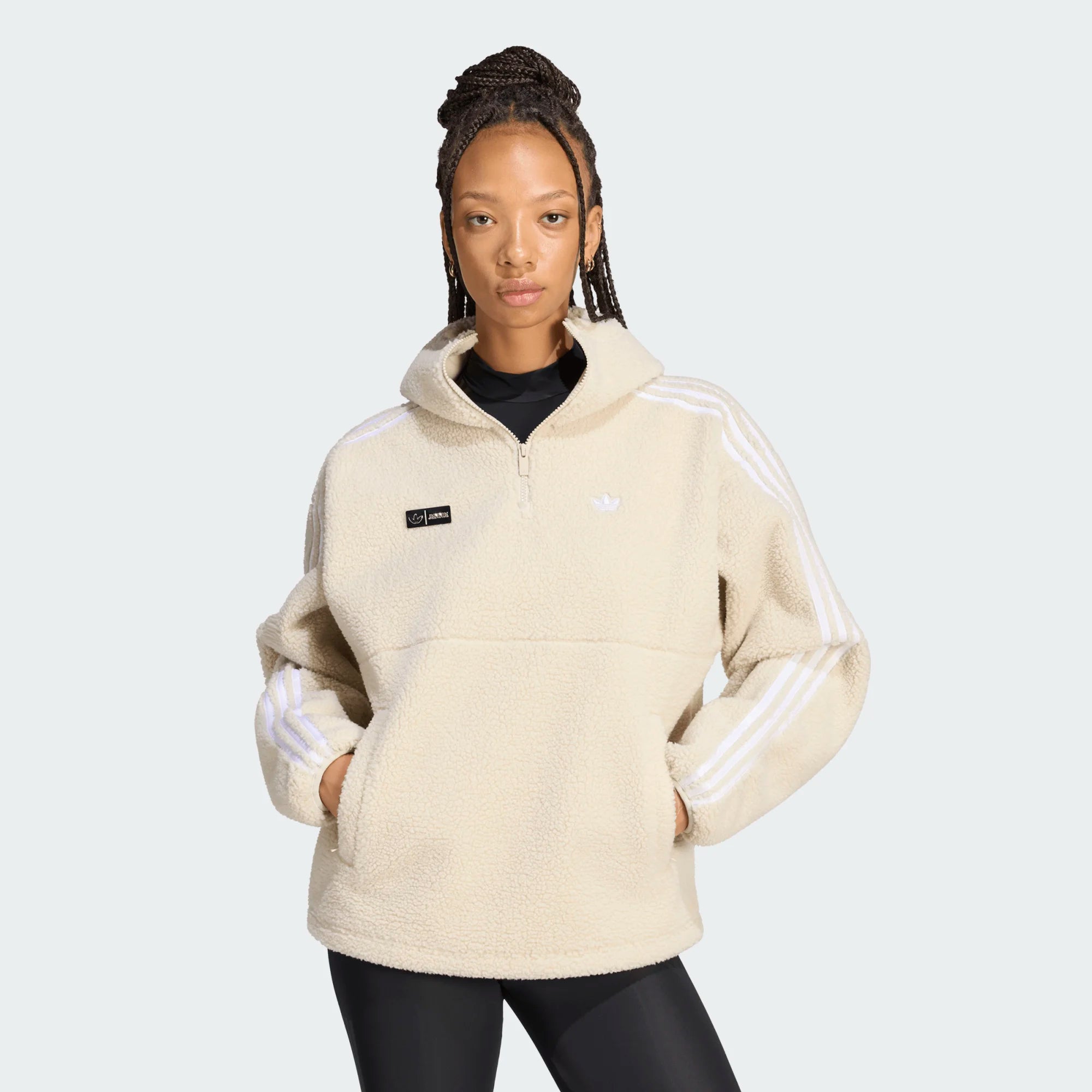 Adidas Womens Originals by Jennie Fleece Hoodie 