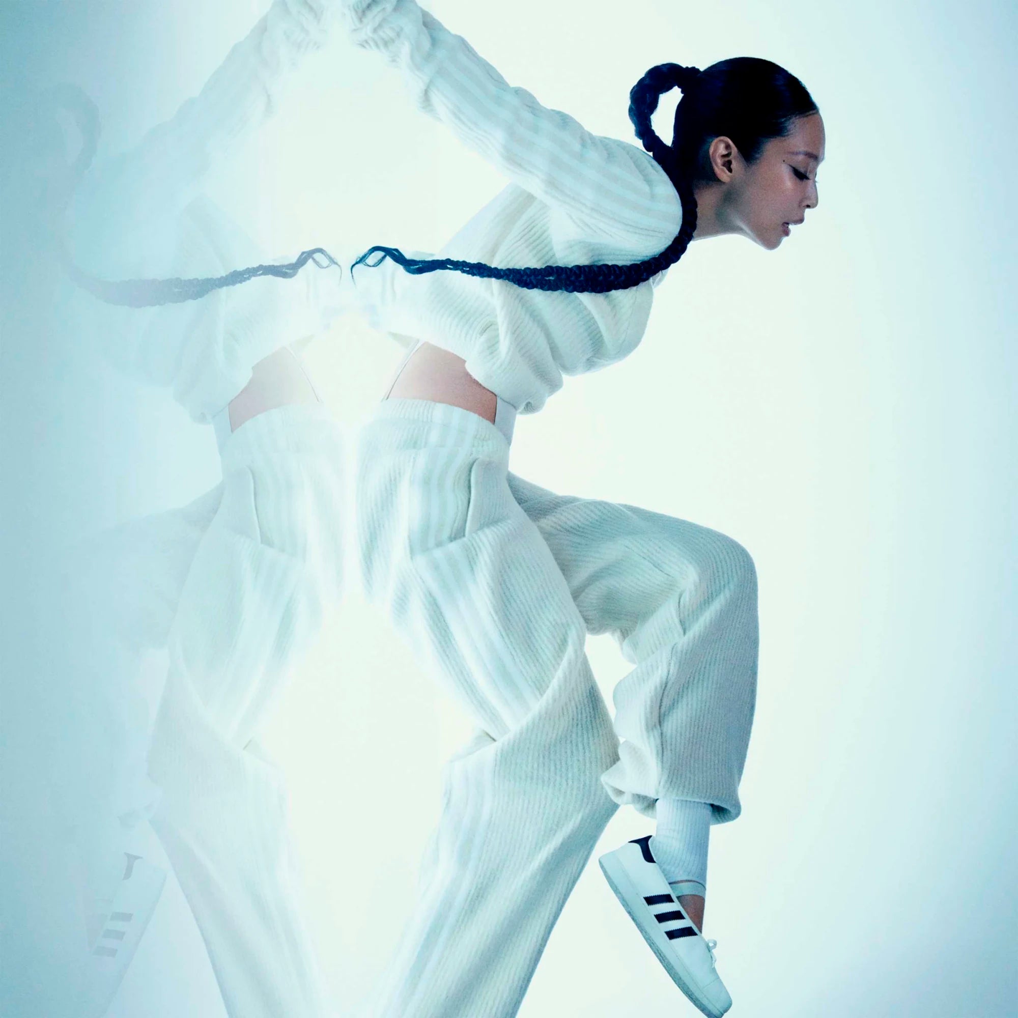 Adidas Womens Originals by Jennie Knitted Loose Pants 
