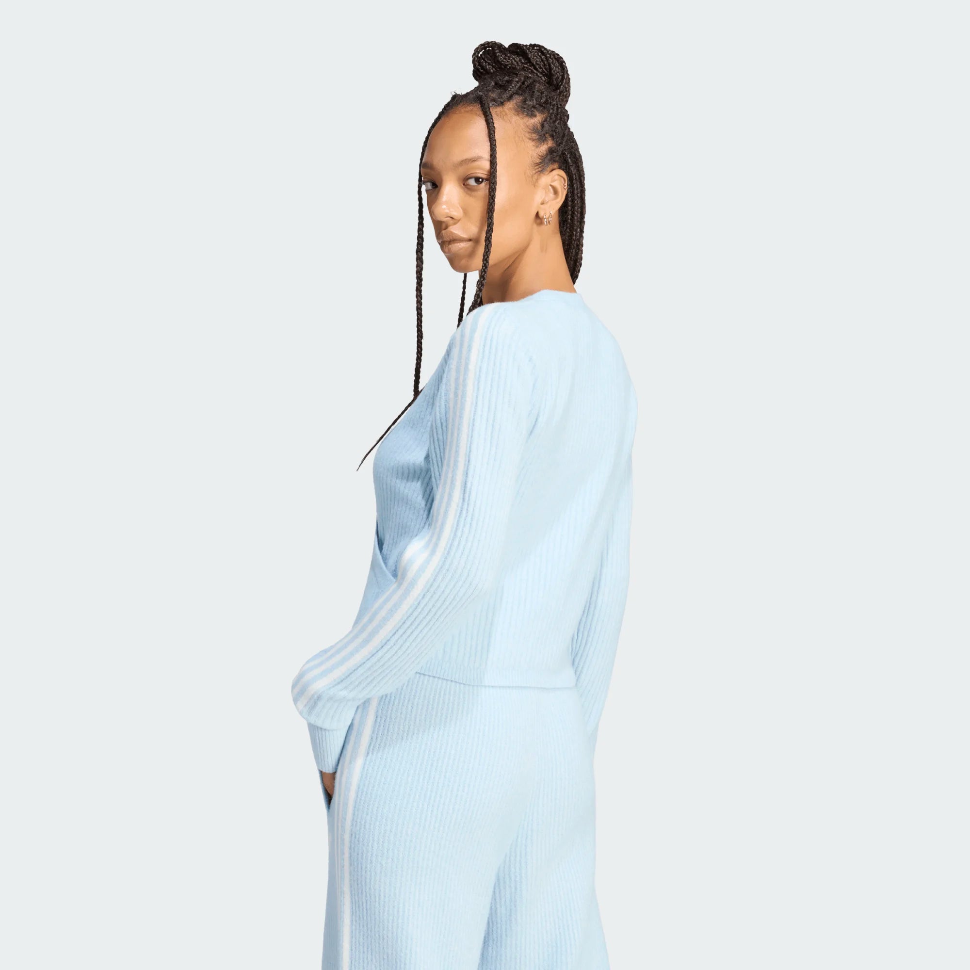 Adidas Womens Original by Jennie Knitted Wrap Around Cardian 