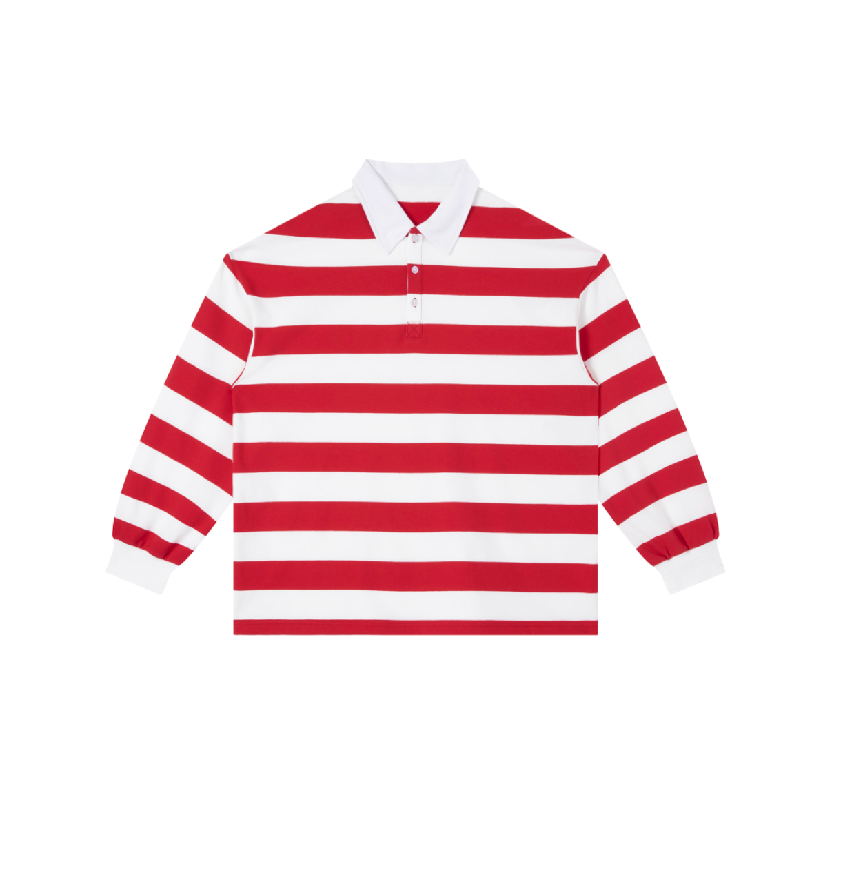 Color Block Stripe Polo Shirt
