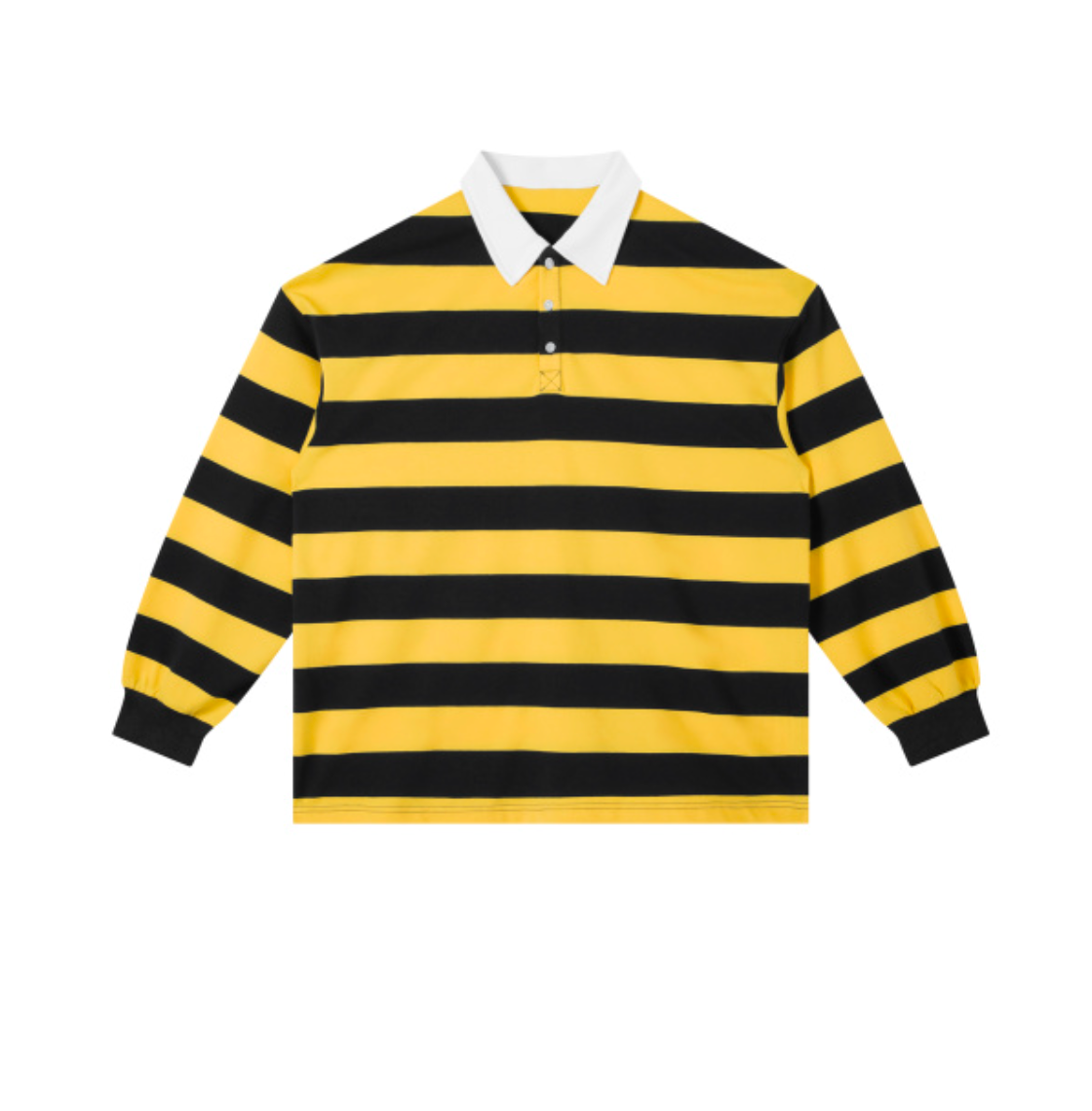 Color Block Stripe Polo Shirt