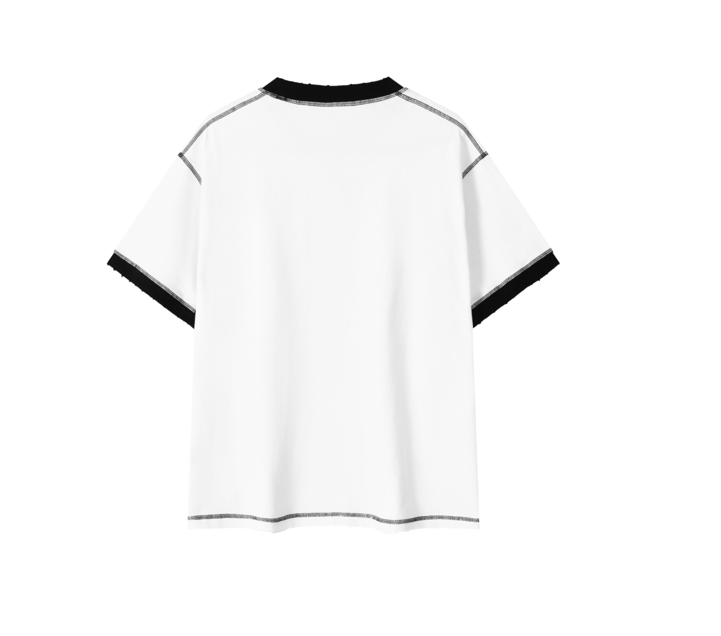 Contrast-Stitched Cotton T-Shirt