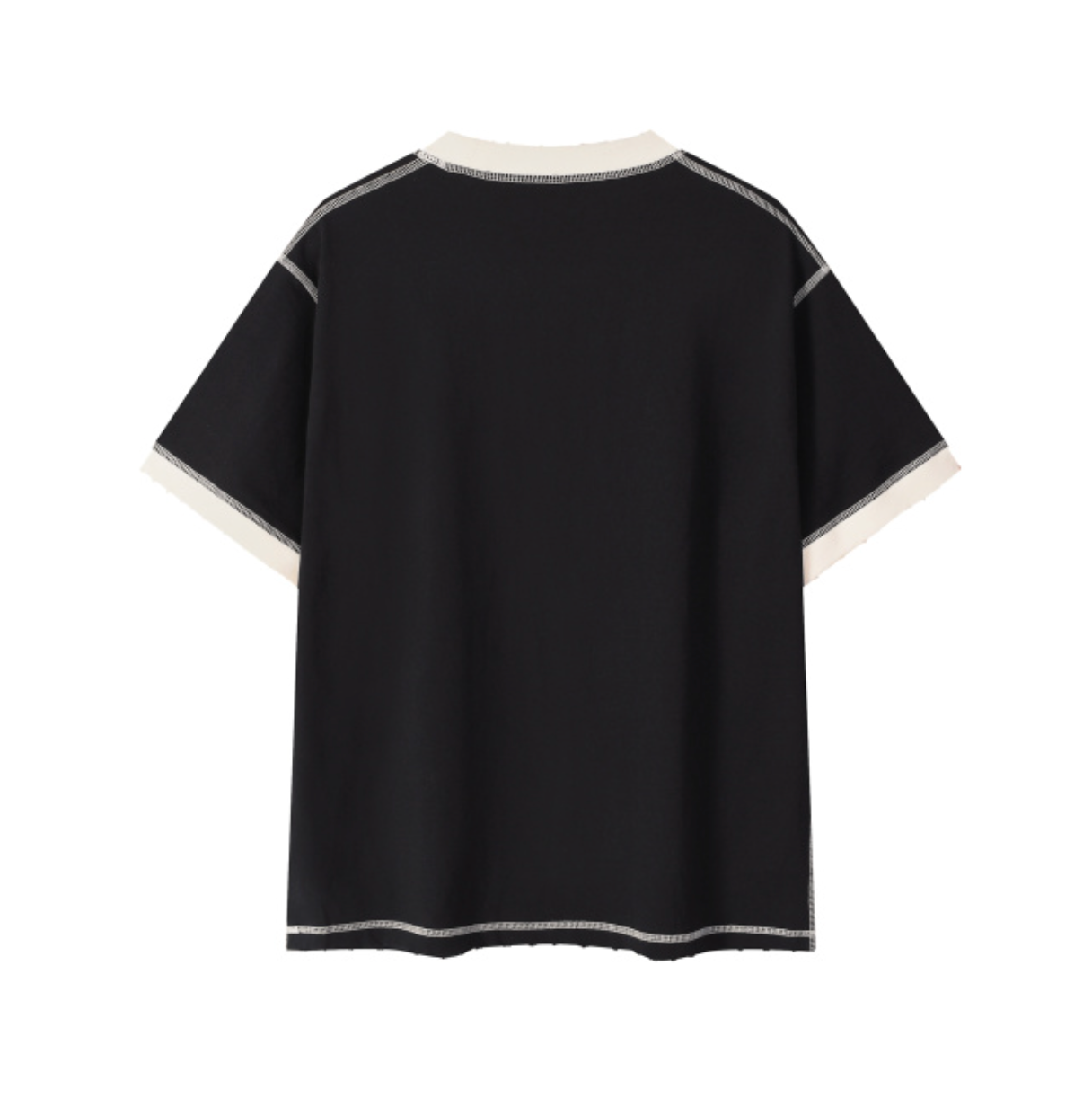 Contrast-Stitched Cotton T-Shirt