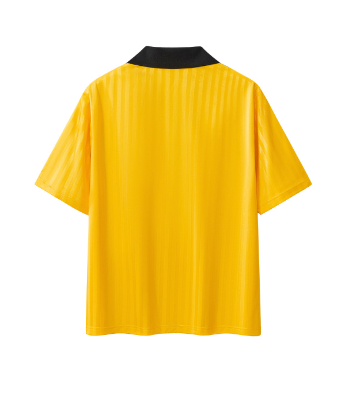 Contrast Collar Striped Soccer Jersey