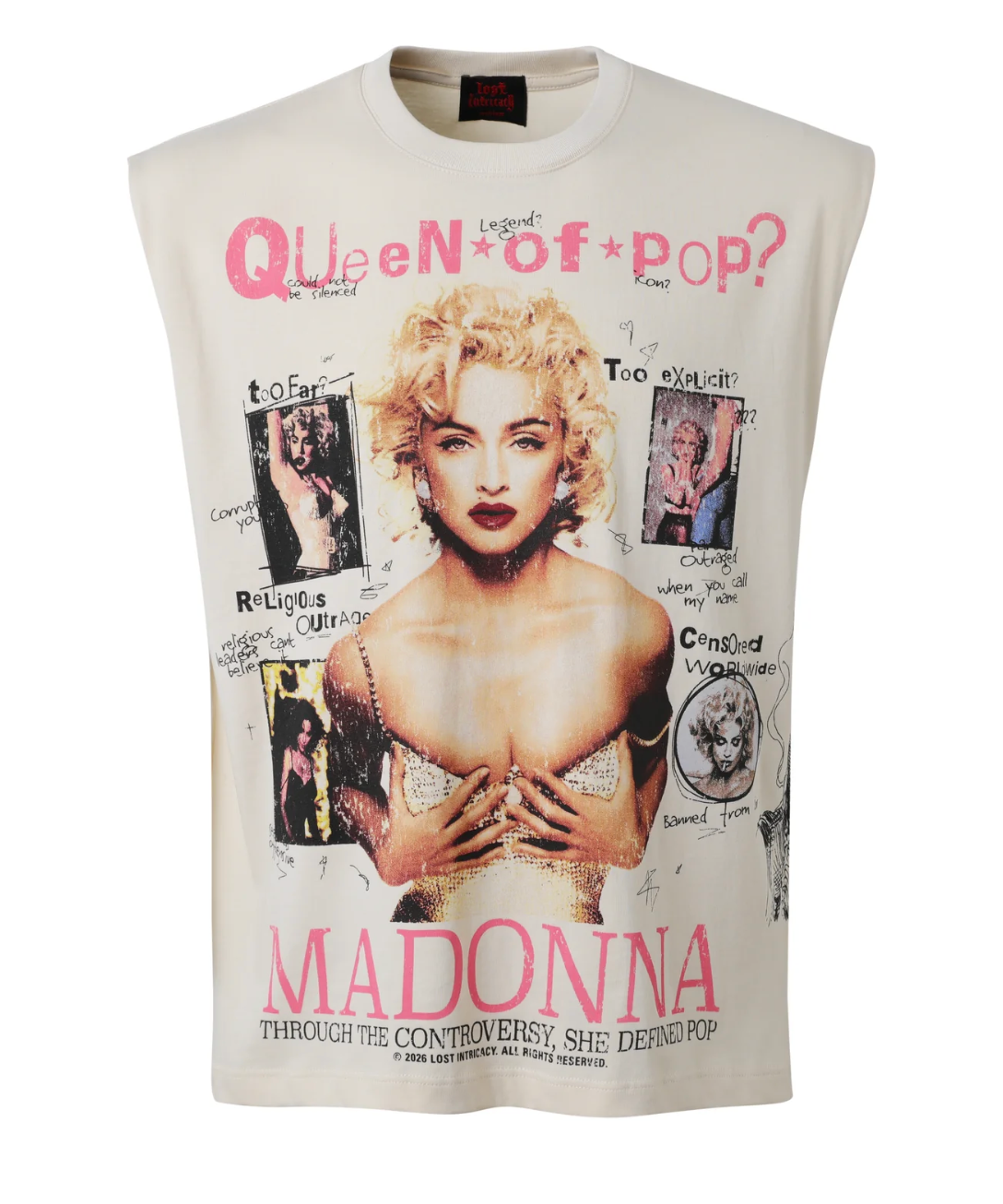 Queen Of Pop Sleeveless Shirt