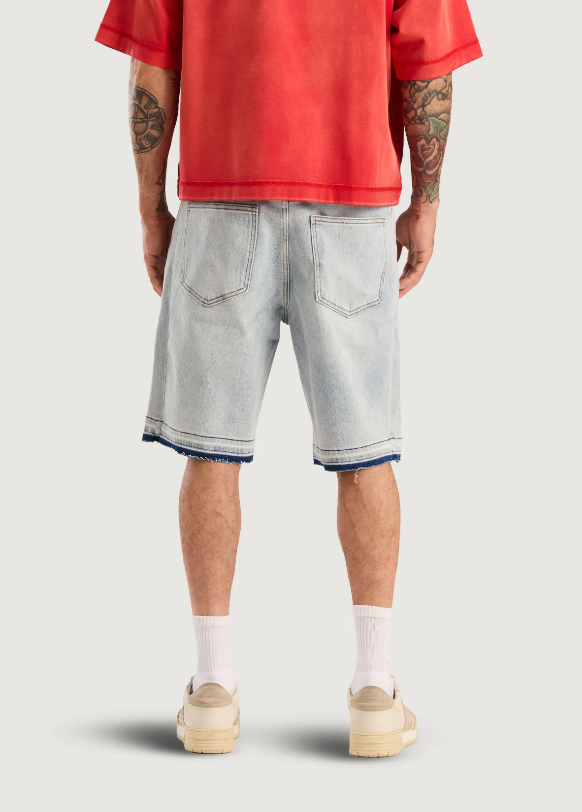 Embellish Easy Shorts Sky Blue