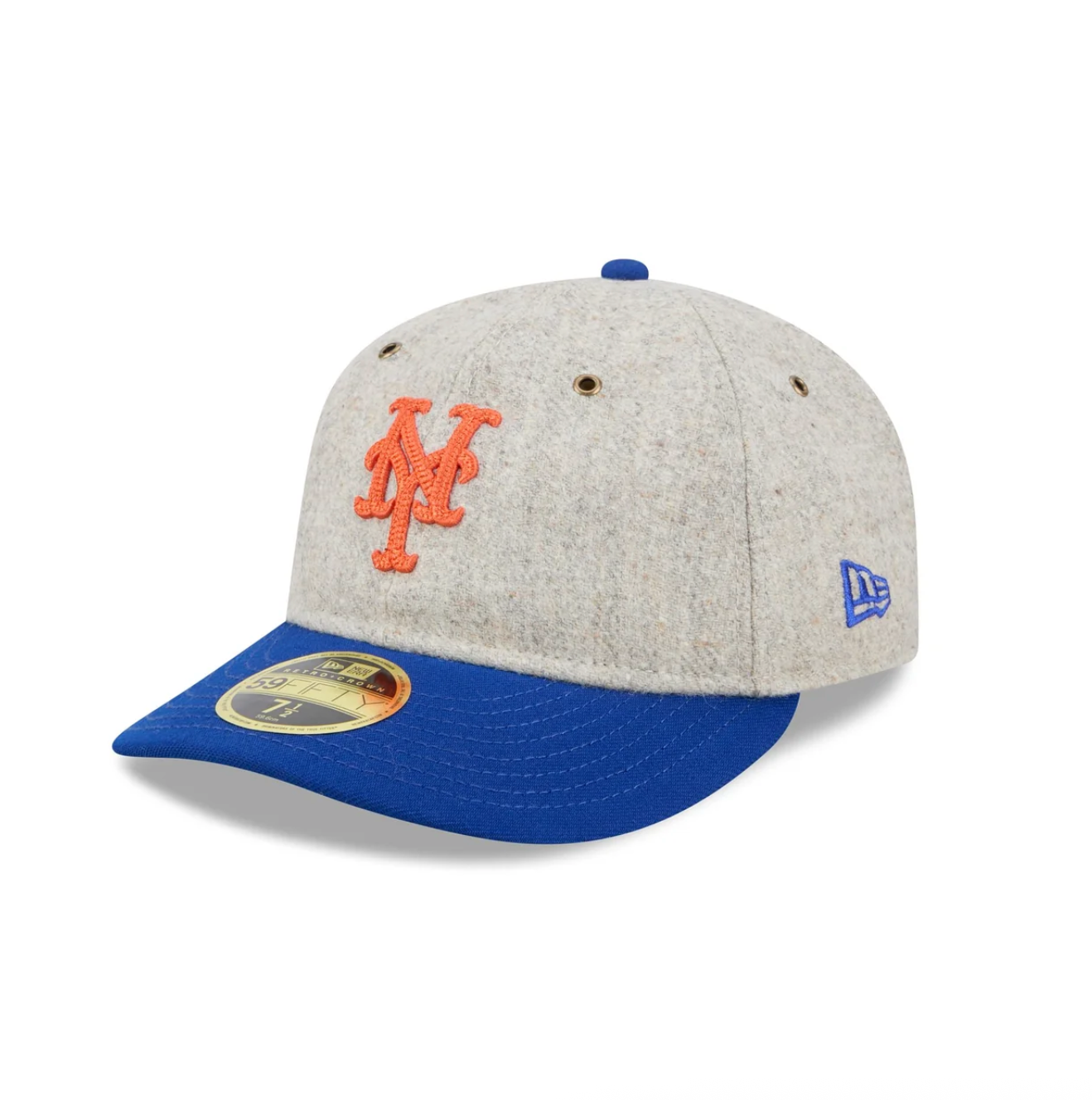 New Era New York Mets Moon Herringbone Retro Crown 59FIFTY Fitted