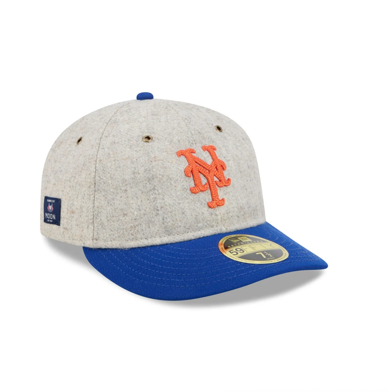 New Era New York Mets Moon Herringbone Retro Crown 59FIFTY Fitted