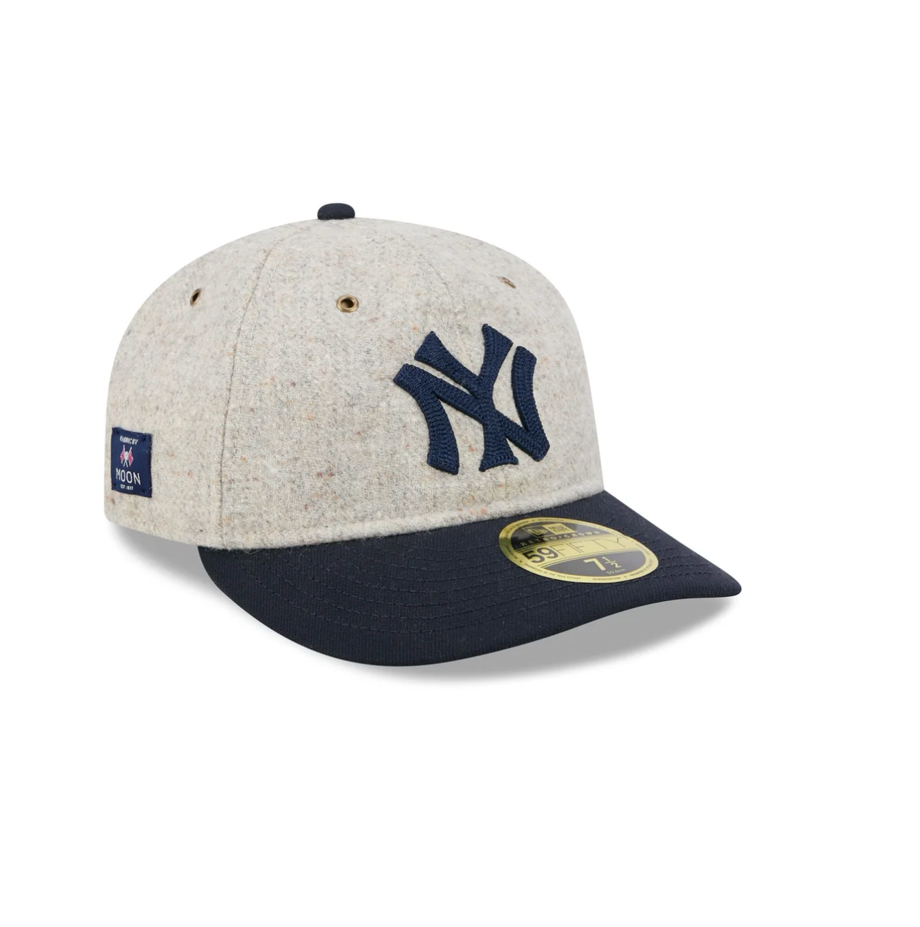 New Era New York Yankees Moon Herringbone Retro Crown 59FIFTY Fitted