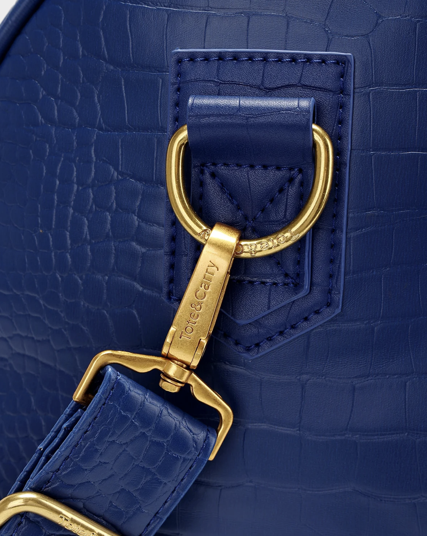 Tote & Carry NY Croc Duffle