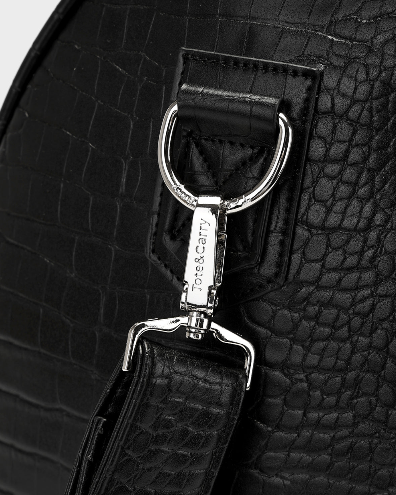 Tote & Carry NY Croc Duffle