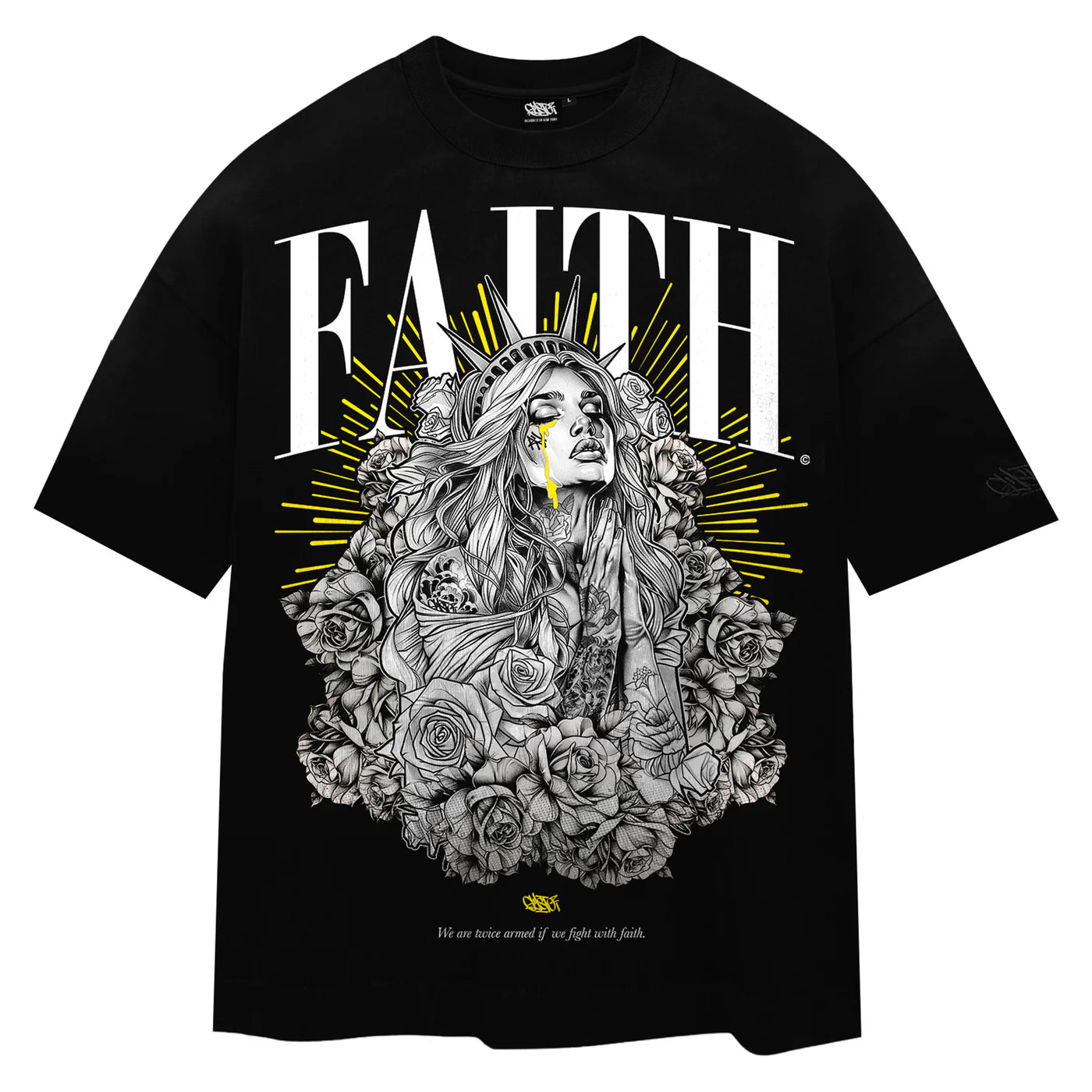 Gusto Faith Statue of Liberty Tshirt