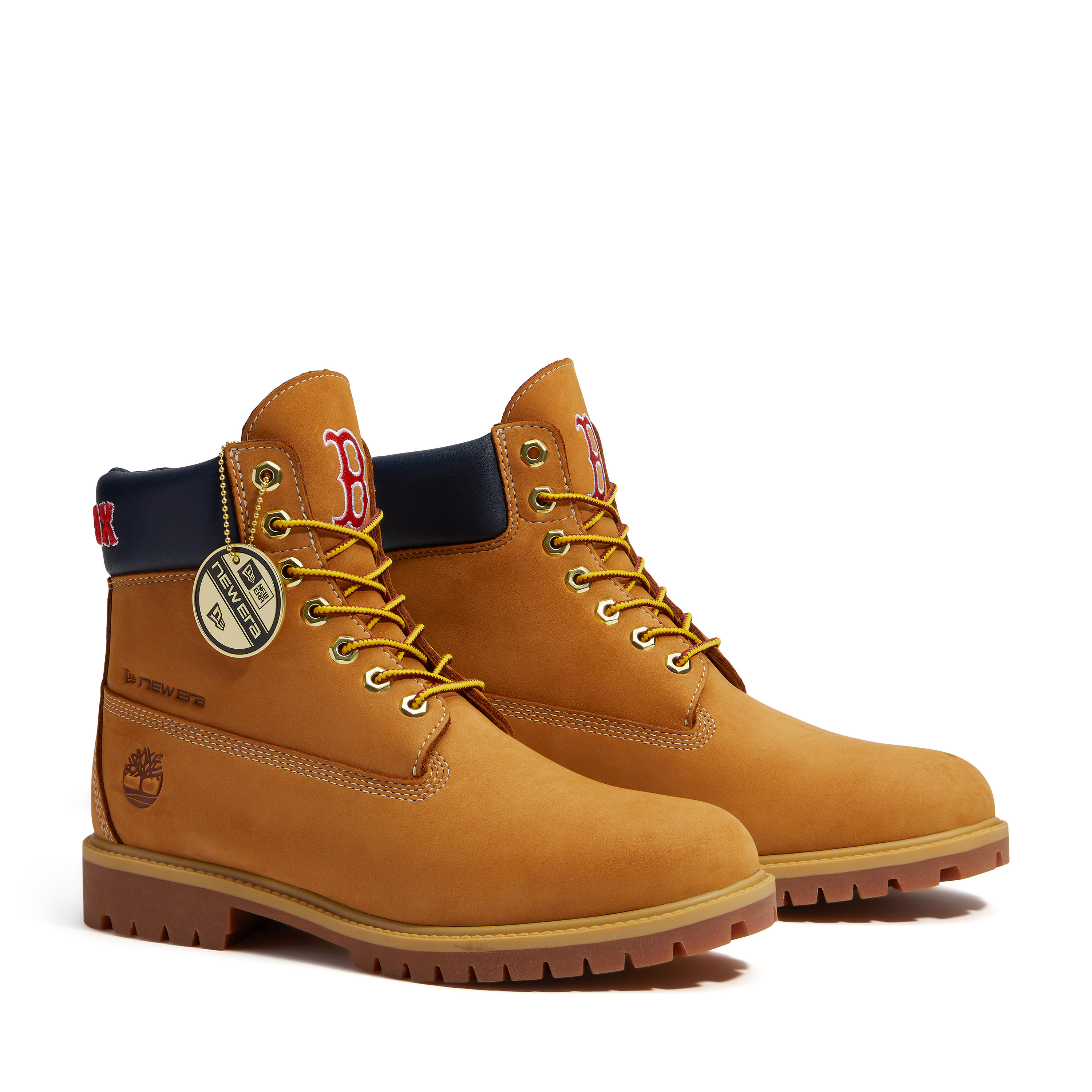 Mens Timberland x New Era Heritage 6-Inch Waterproof Boots 'Boston Red Sox'