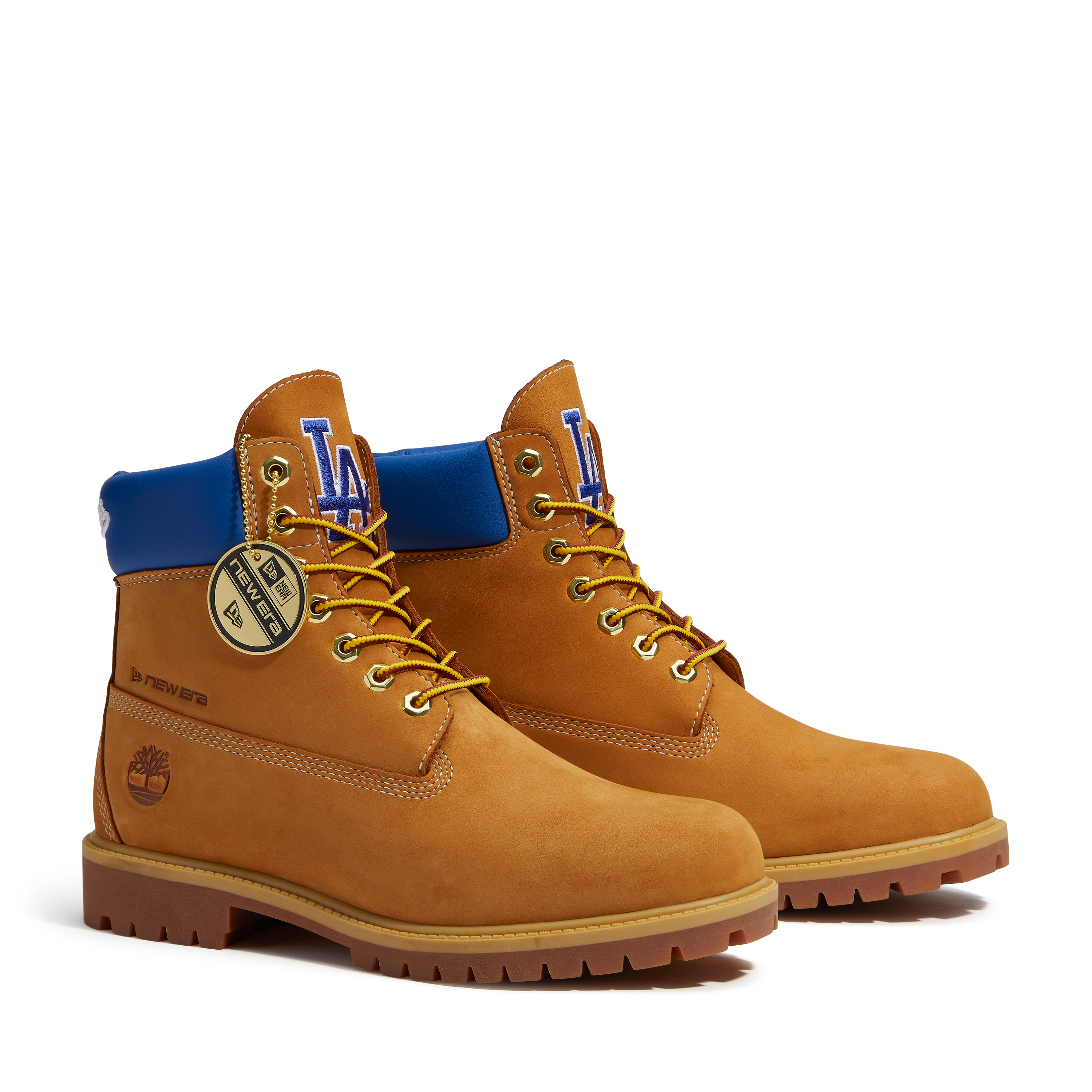 Mens Timberland x New Era Heritage 6-Inch Waterproof Boots 'Los Angeles Dodgers'