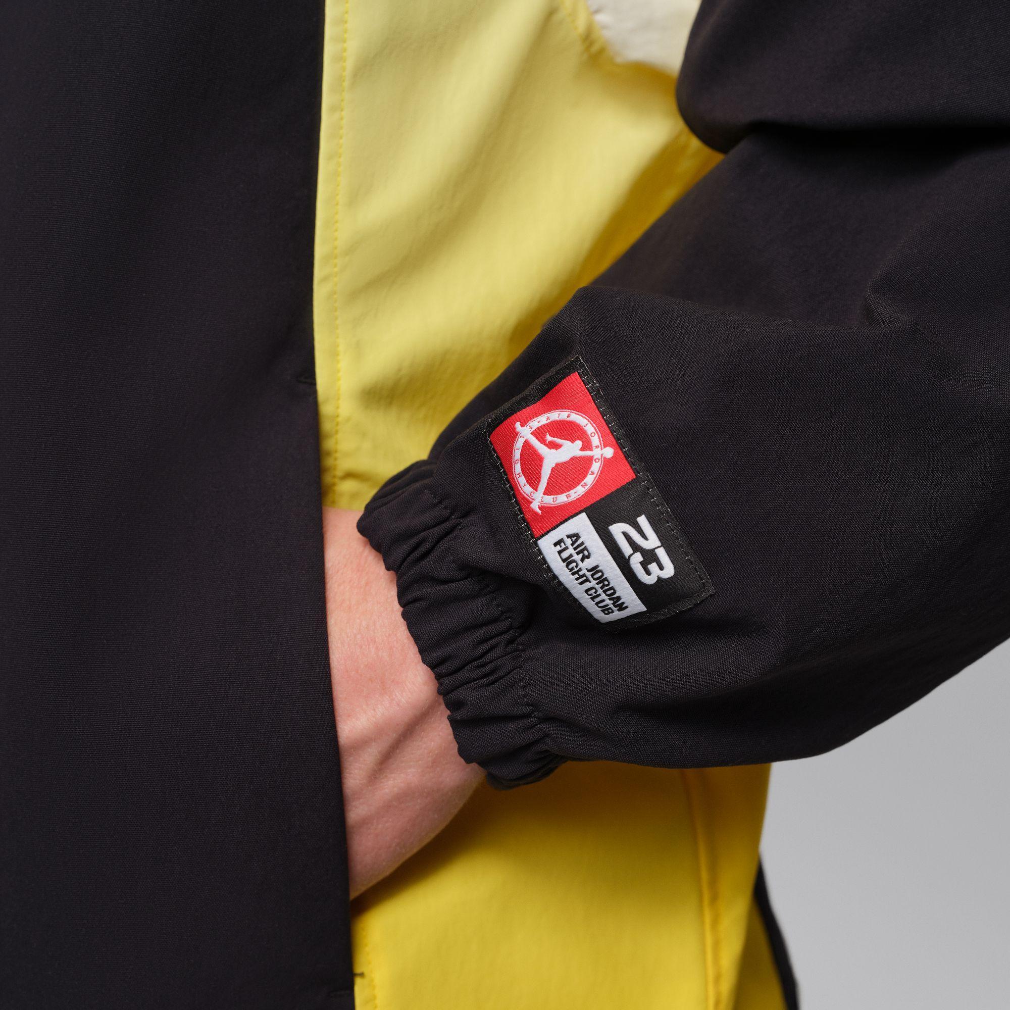 Jordan Flight Lightweight Half-Zip Hoodie “Black/Speed Yellow”