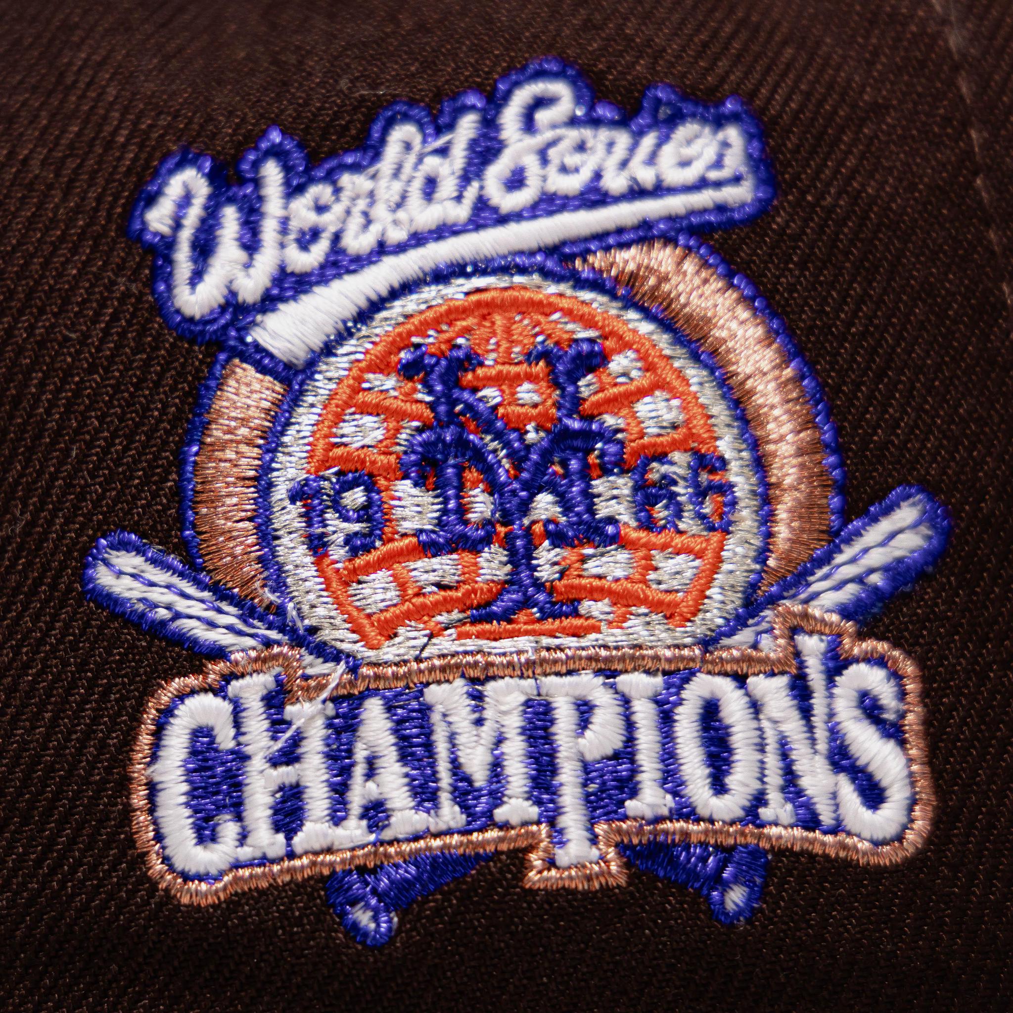 New Era New York Mets Burnt Orange 1986 WS Patch Fitted