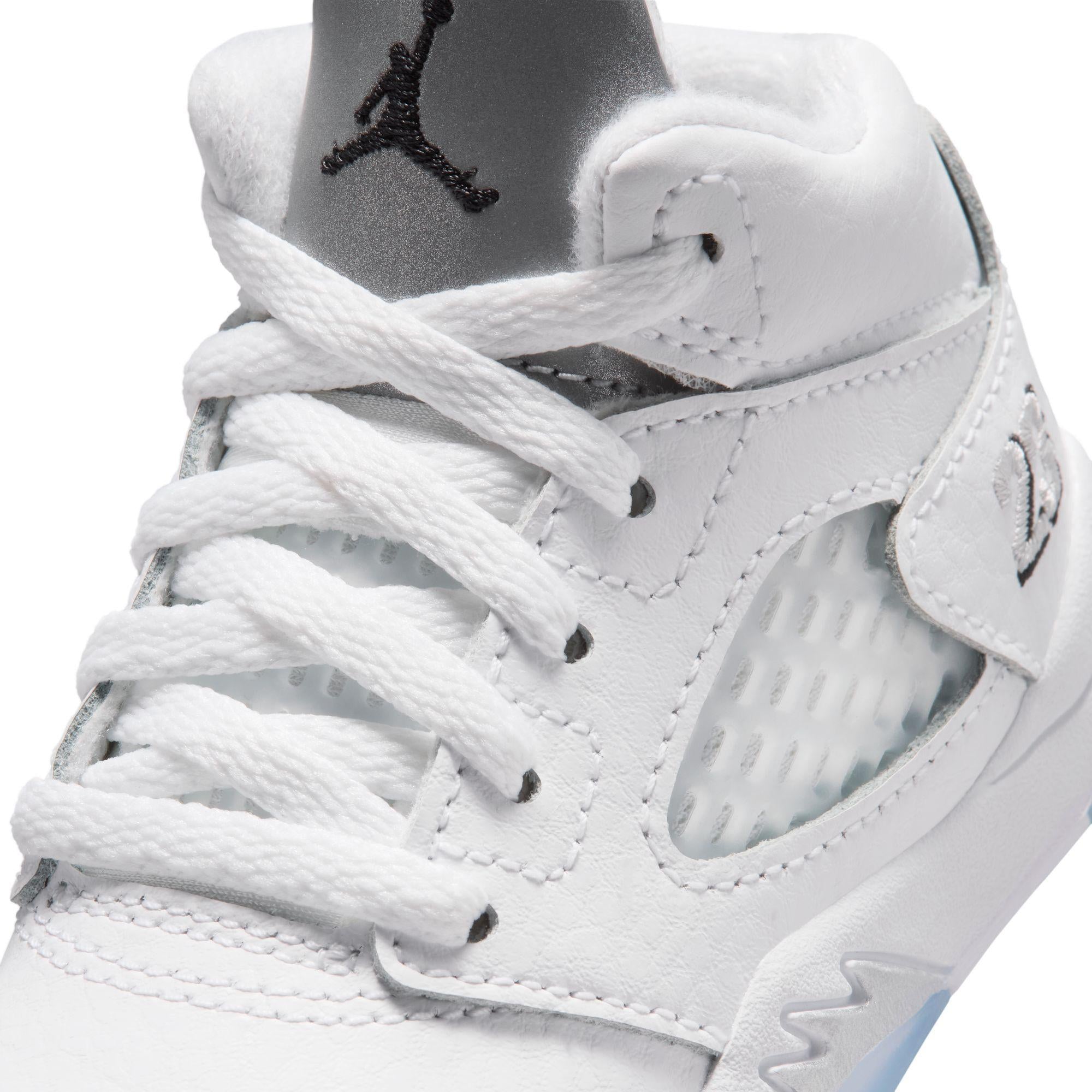 Jordan 5 Retro Toddler “White Metallic”