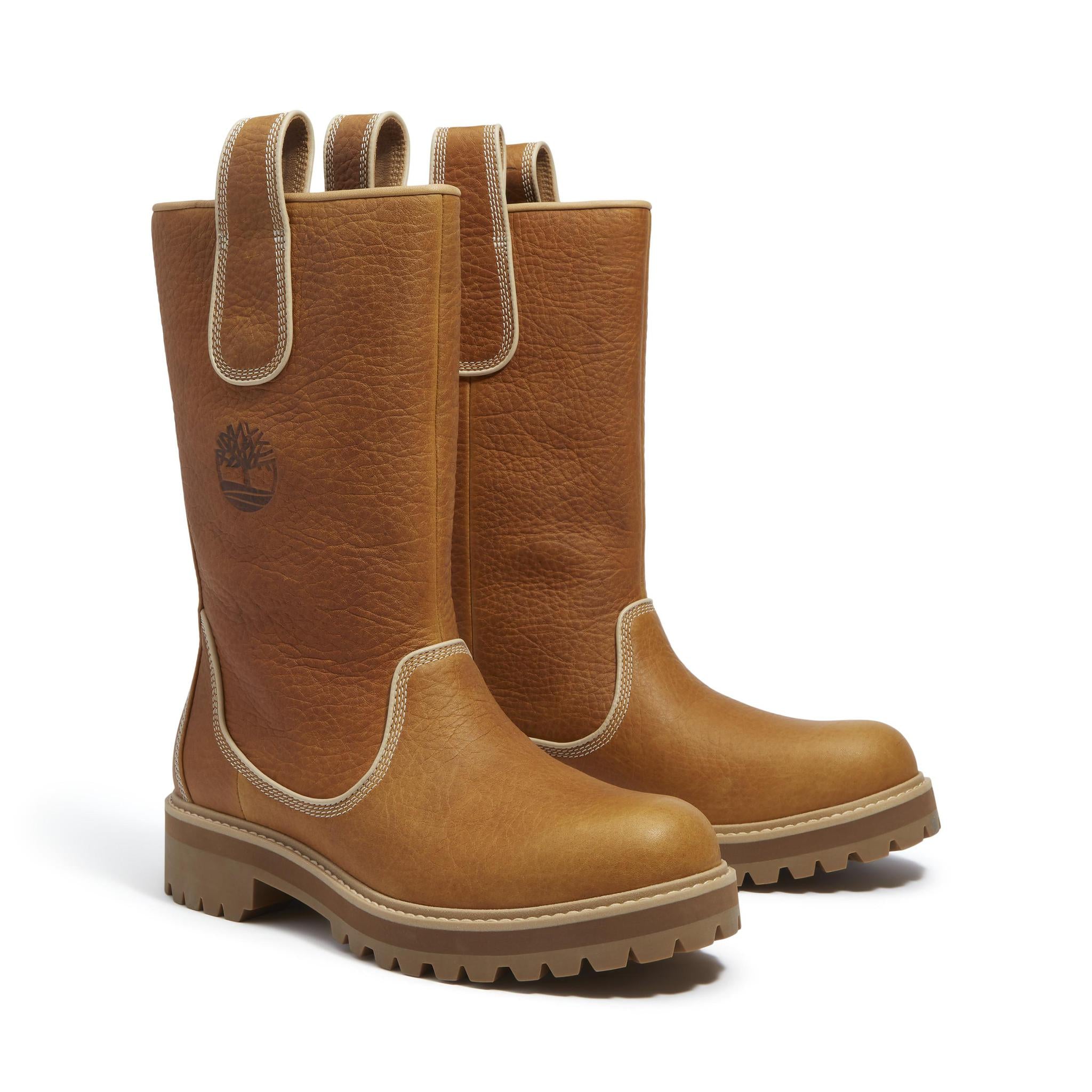 Vibram TALL PULL ON WATERPROOF BOOT WHEAT
