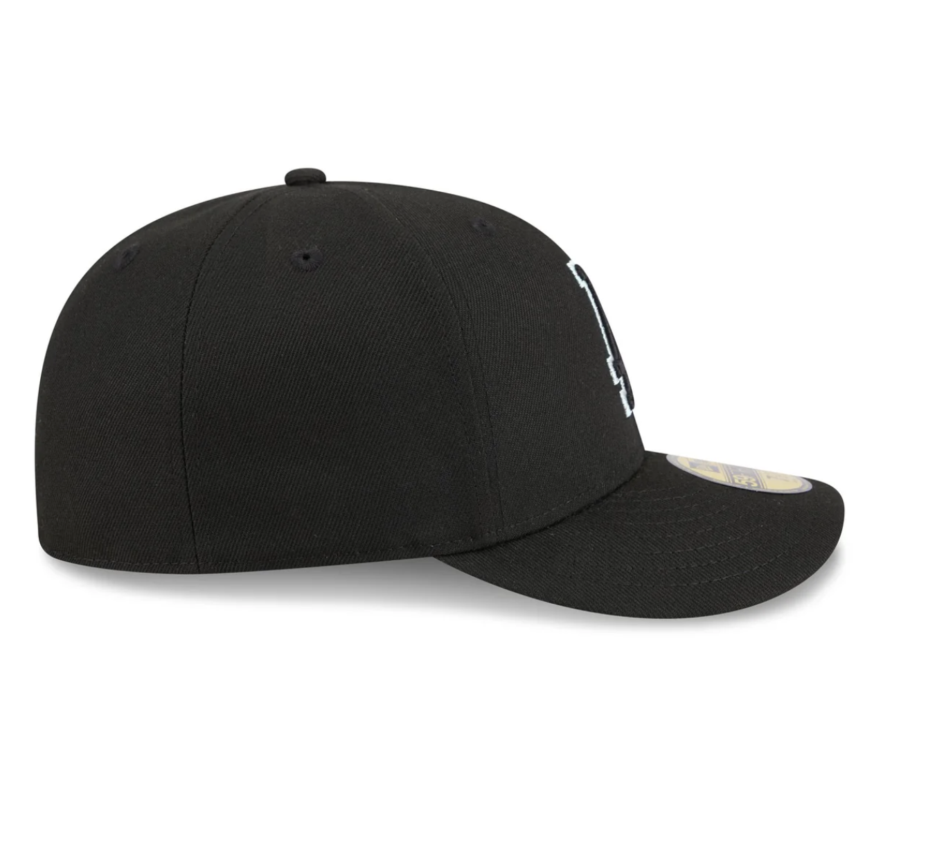 New Era Los Angeles Dodgers Black Pre-Curve 59FIFTY Fitted