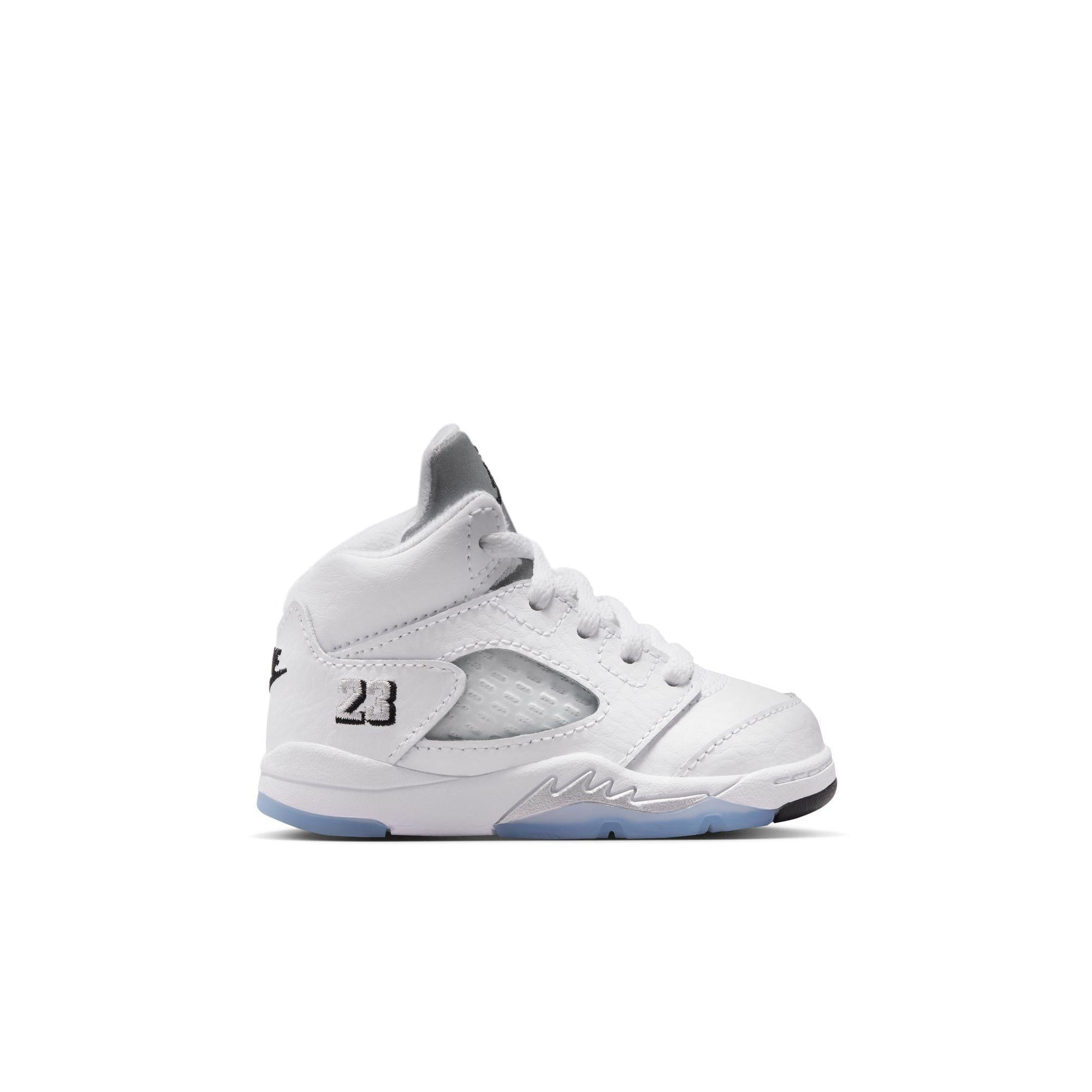 Jordan 5 Retro Toddler “White Metallic”