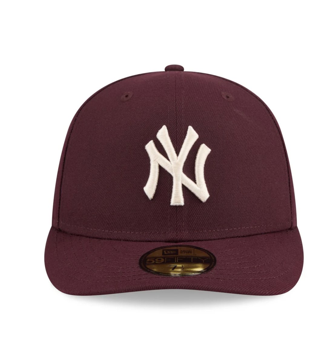 New Era New York Yankees Maroon Pre-Curve 59FIFTY Fitted