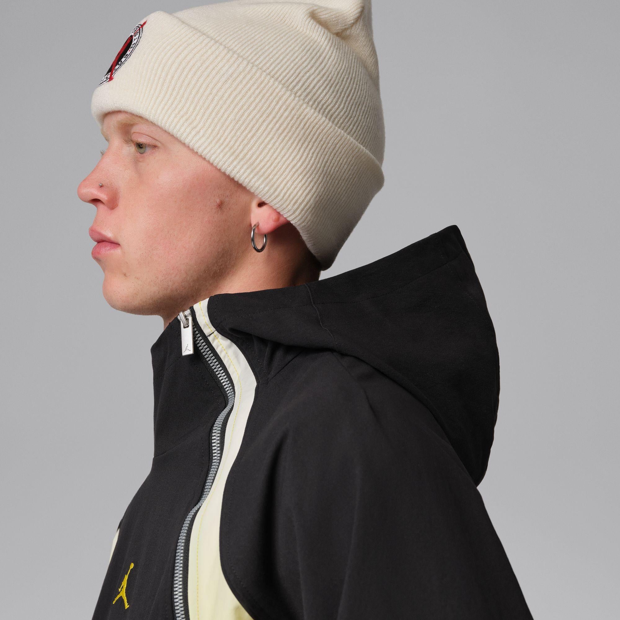 Jordan Flight Lightweight Half-Zip Hoodie “Black/Speed Yellow”