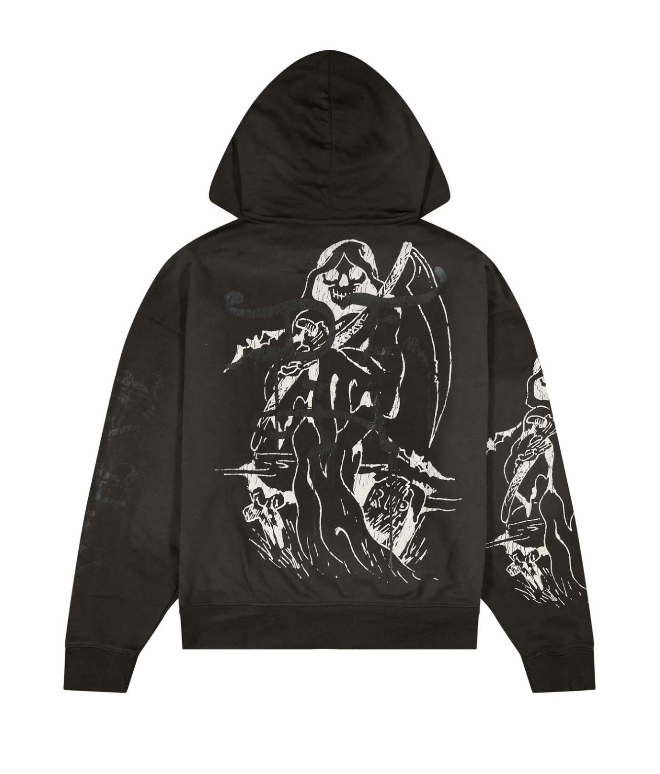 ED HARDY SKELES BOXY ZIP HOODIE