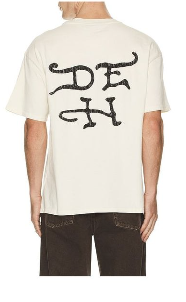 Ed Hardy Skele Rhinestone Boxy Tshirt