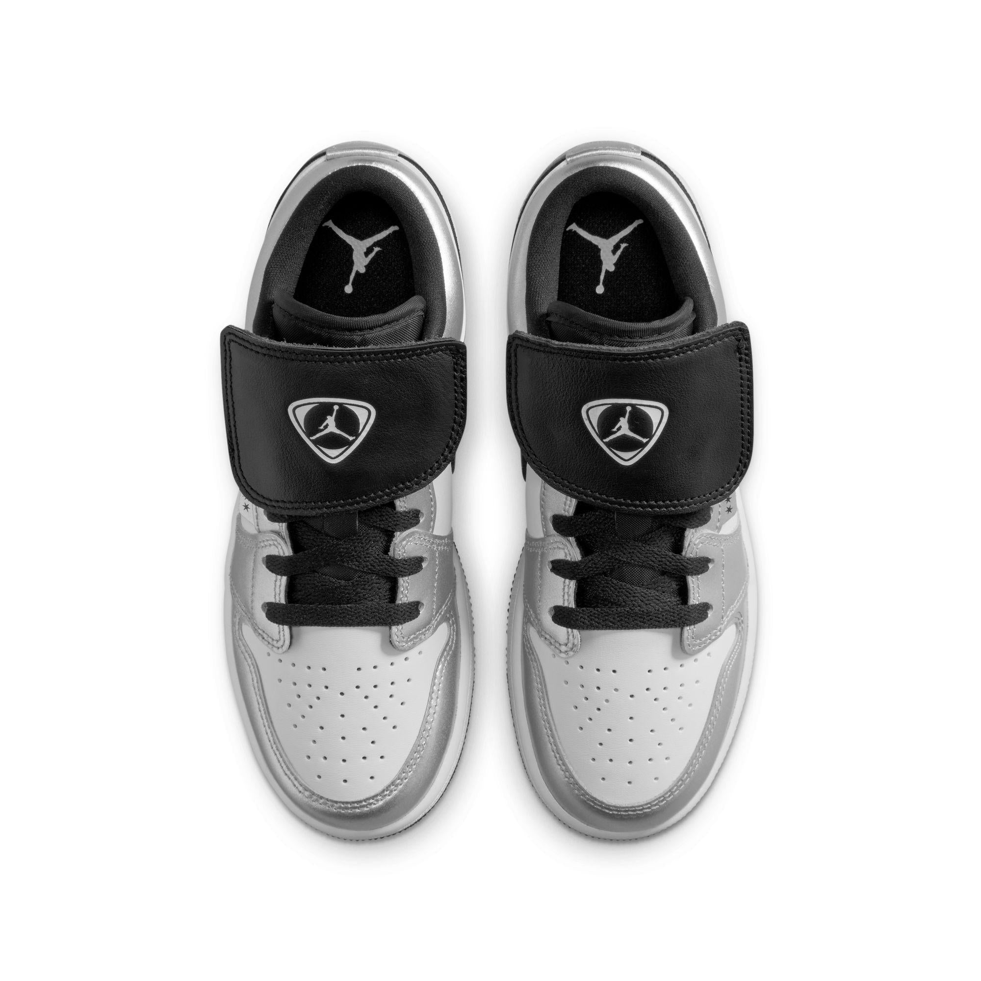 Air Jordan 1 Low SE Gradeschool “Metallic Silver”