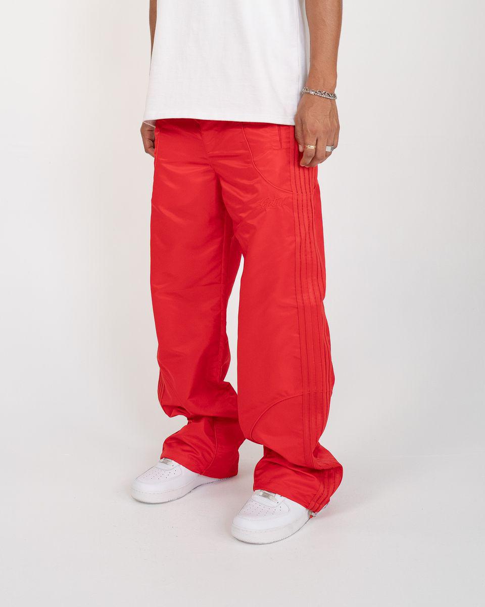 EPTM RED MONO TRACK PANTS