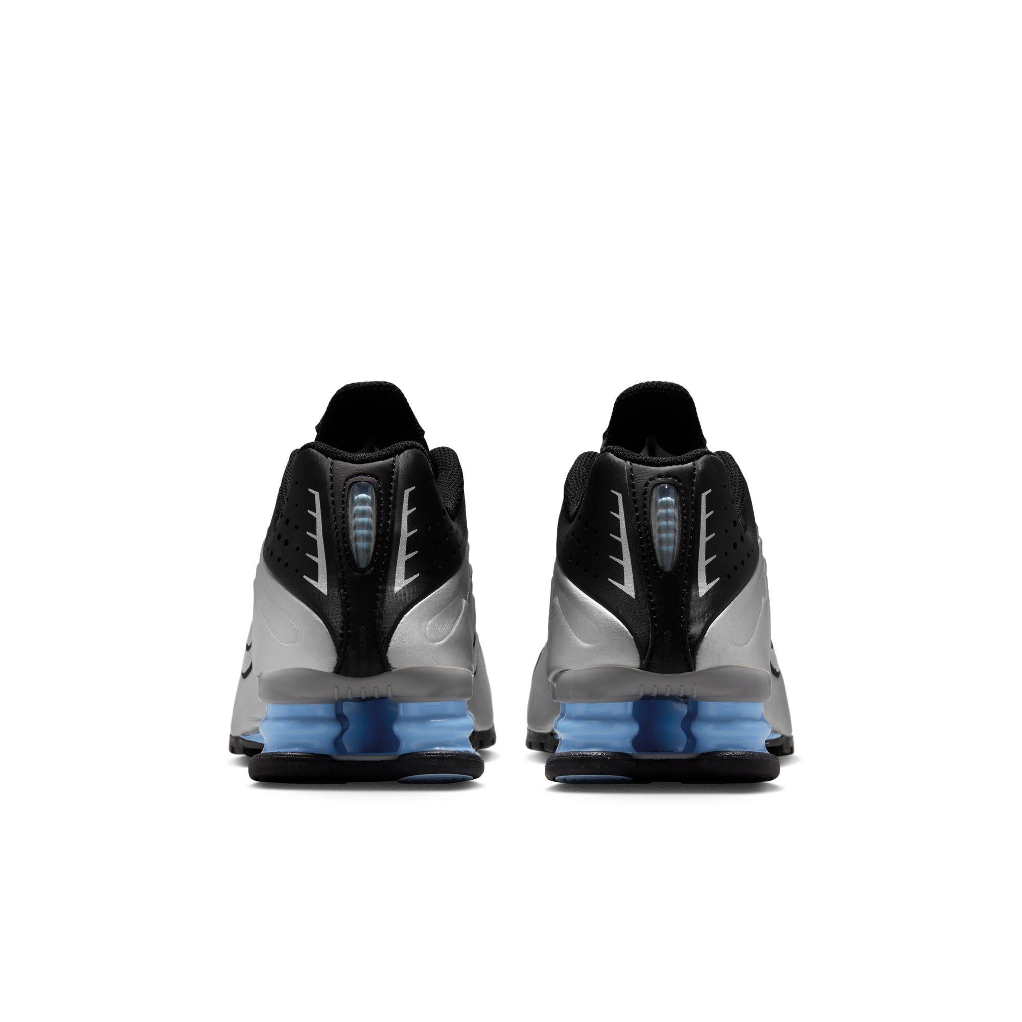 Nike Shox R4 Gradeschool 'Metallic Silver'
