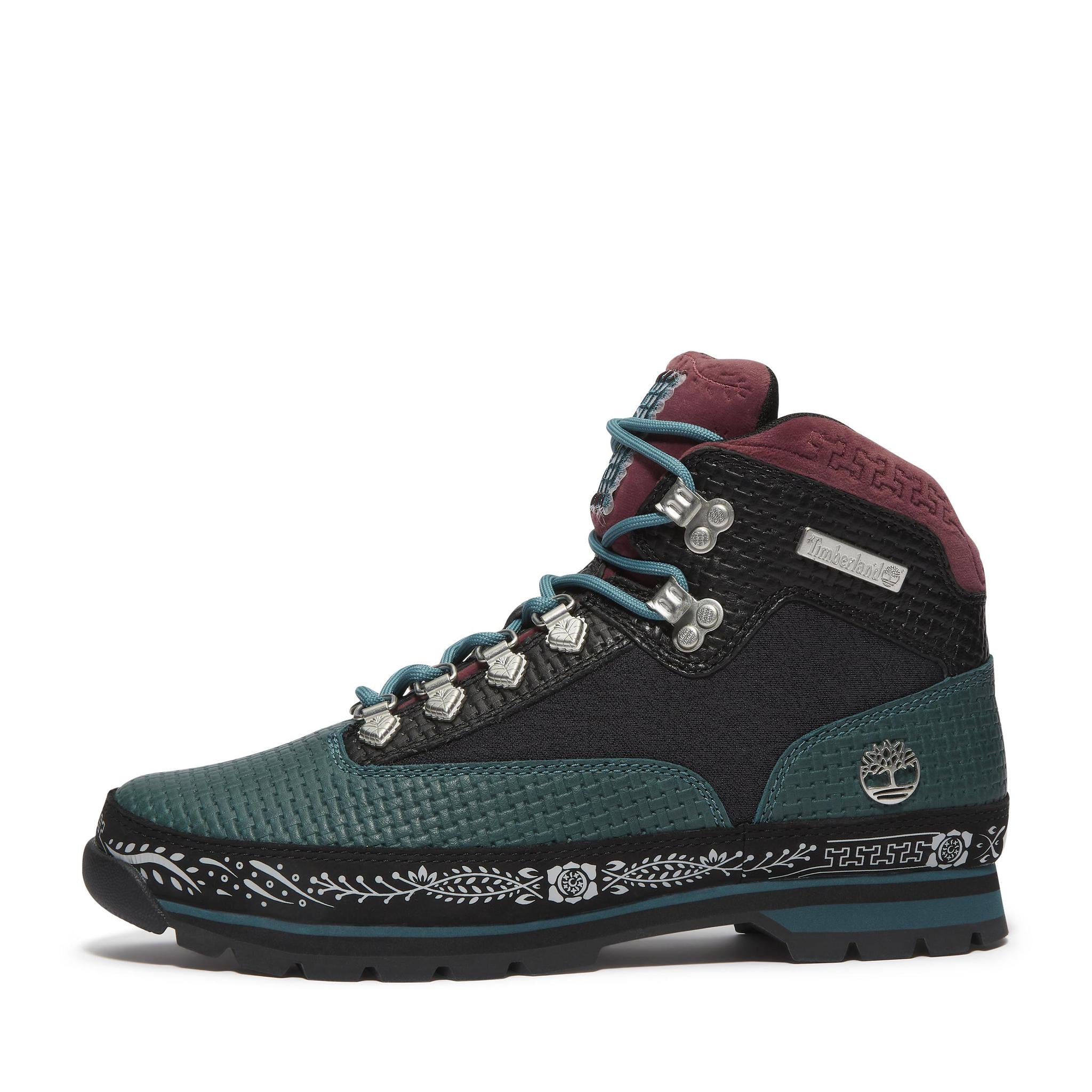 Euro Hiker MID LACE UP BOOT TEAL FULL GRIP