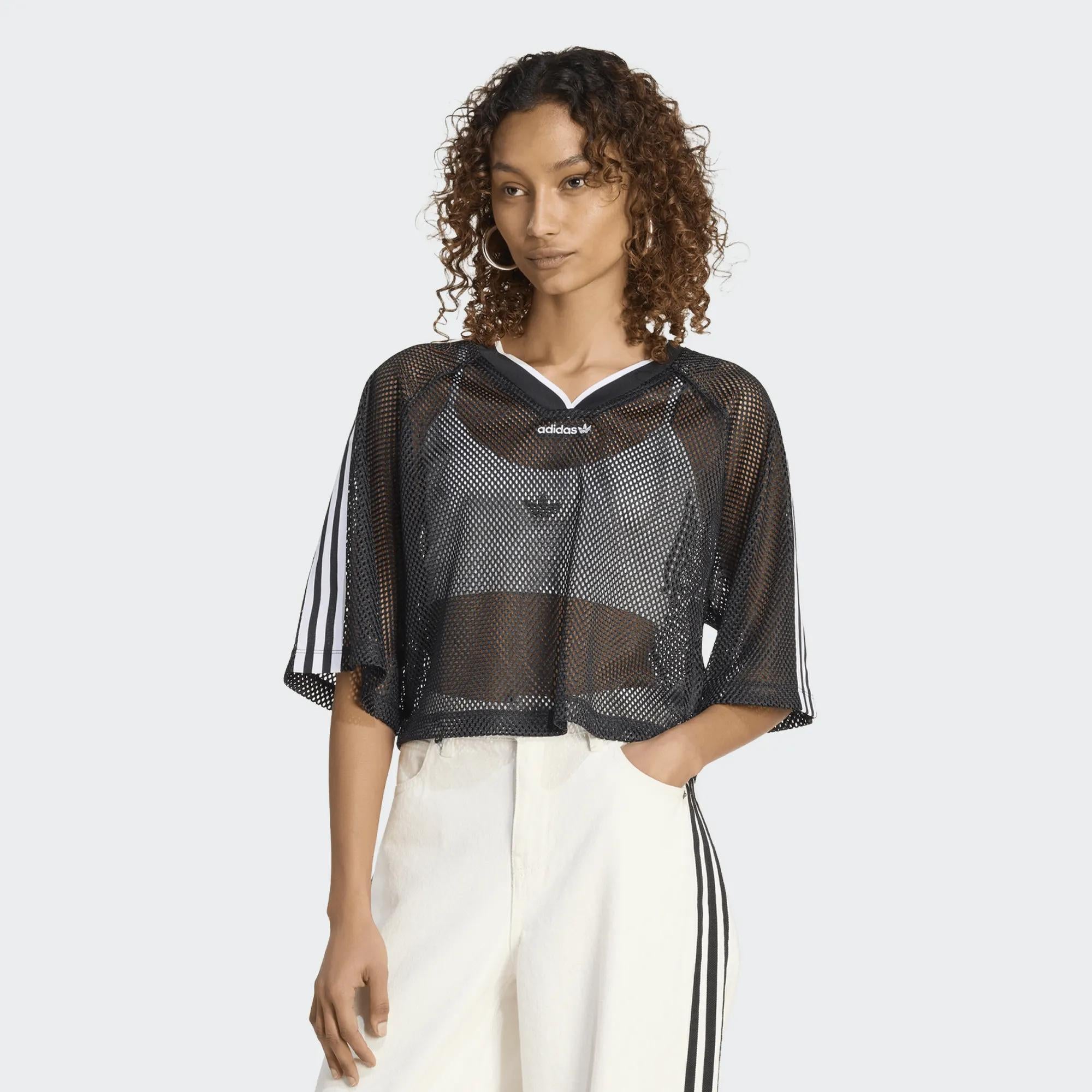 WOMEN MESH SHORT SLEEVE TEE 