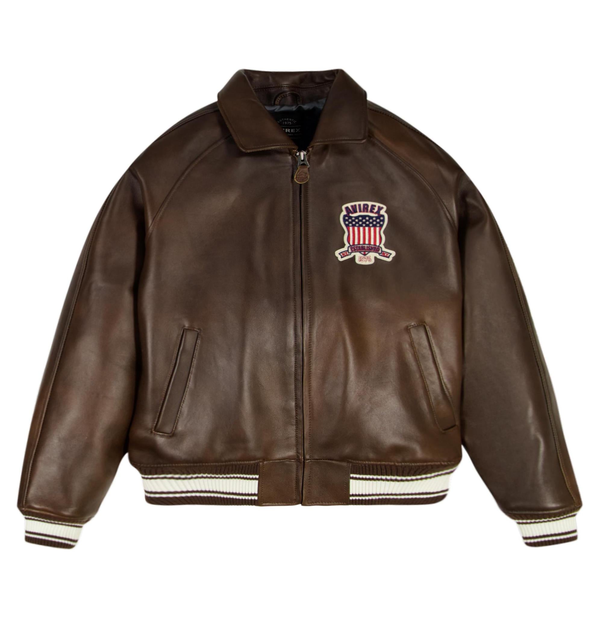 Avirex Fashion Icon Brown Jacket