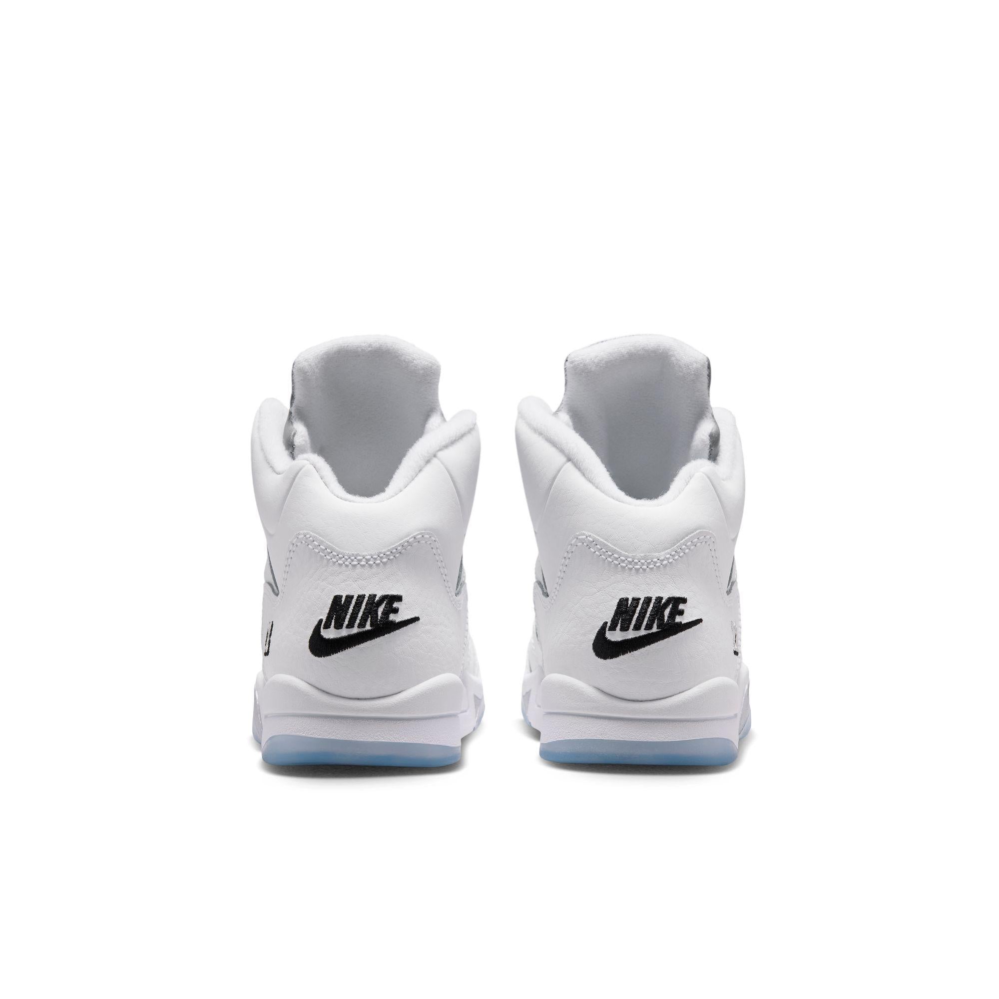 Jordan 5 Retro Preschool “White Metallic”